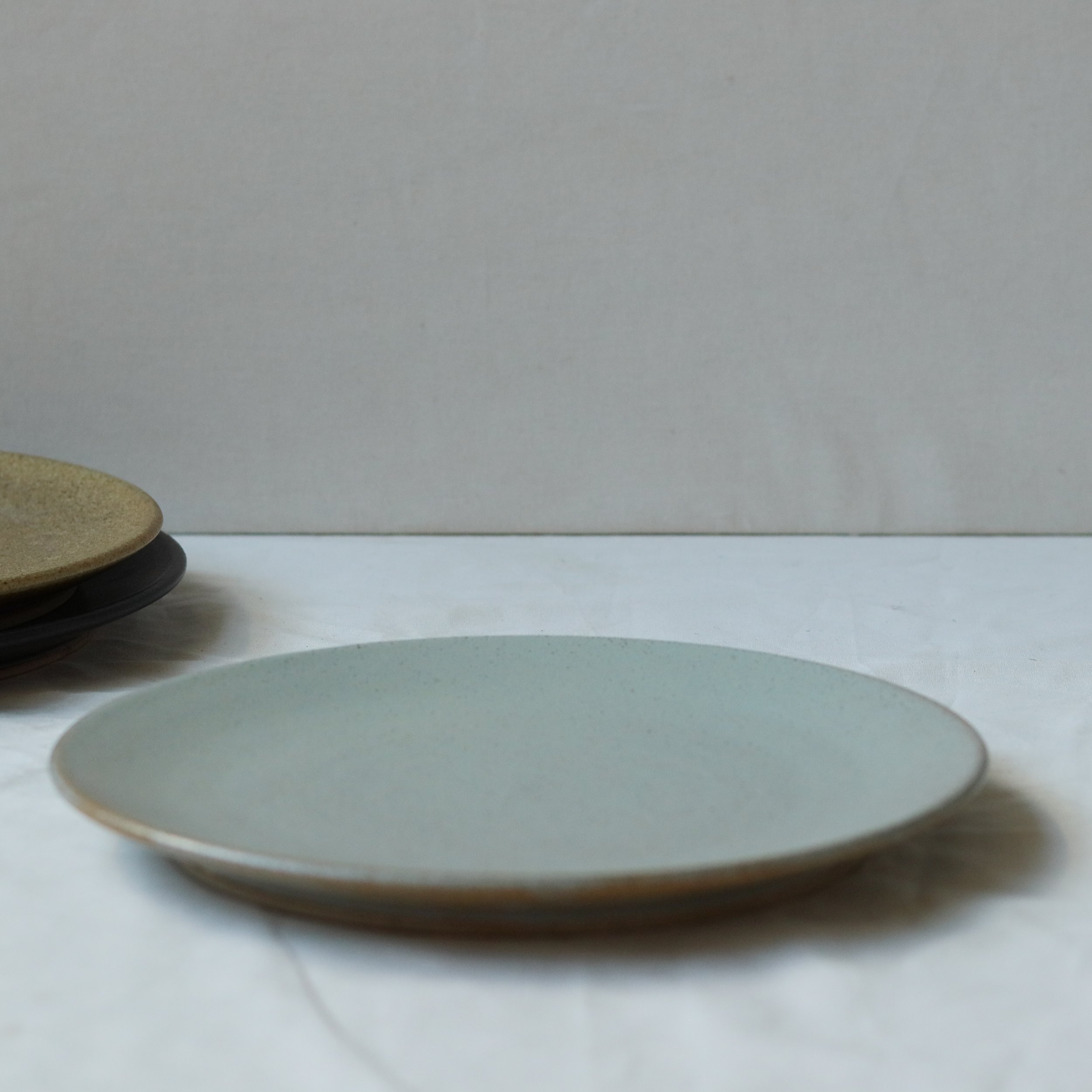 Dinner Plate in Powder, Flecked Stoneware-7.jpg