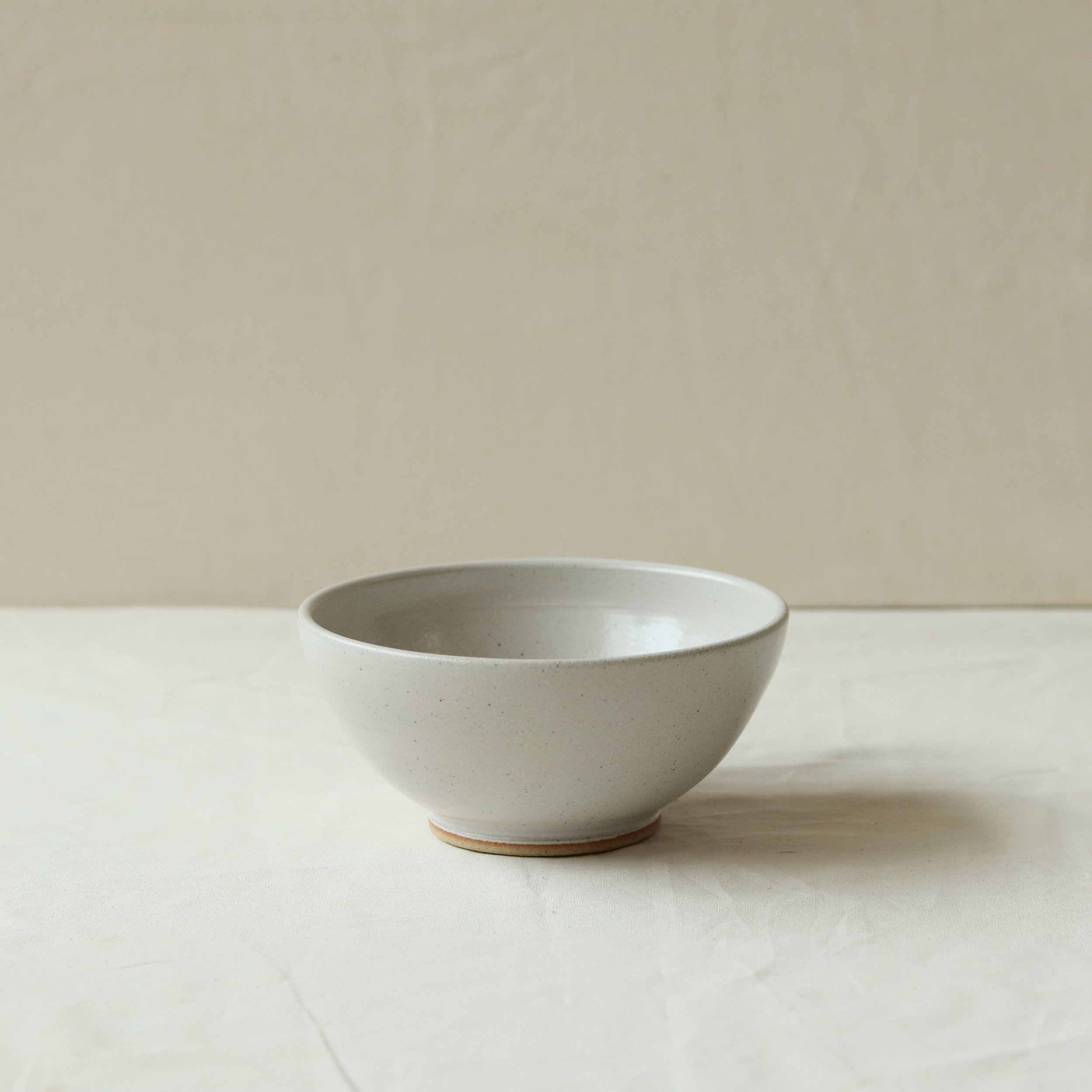 Cereal bowl in Tin White, Flecked Stoneware-4.jpg