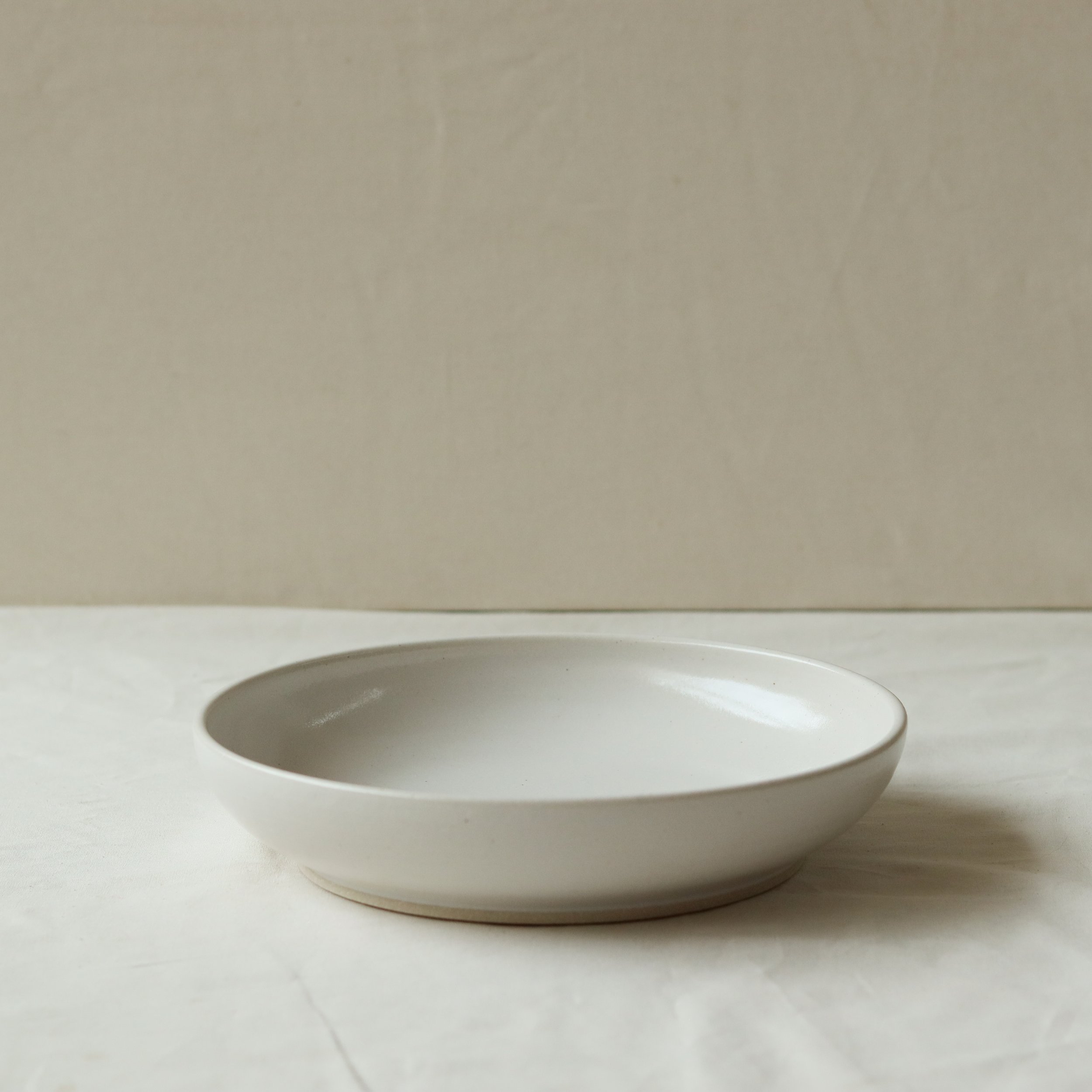 Dinner Bowl in Speckled White, Pale Stoneware -3.jpg