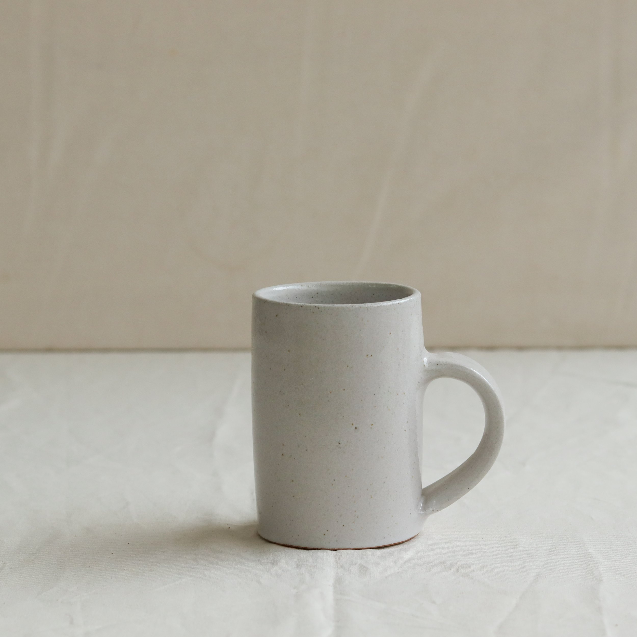 Tall Mug in Tin, Flecked Stoneware-2.jpg