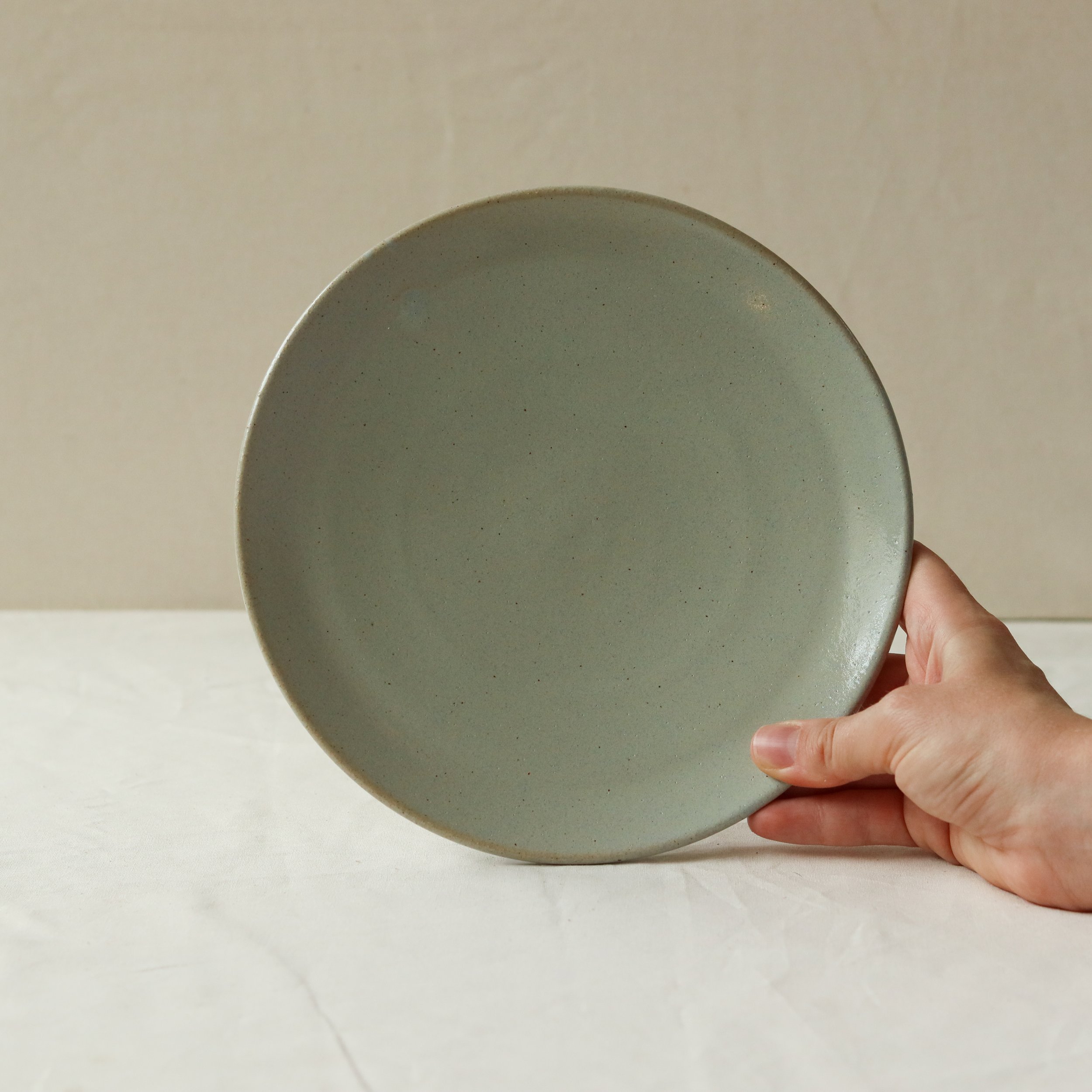 Side Plate in Powder, Pale Stoneware -2.jpg