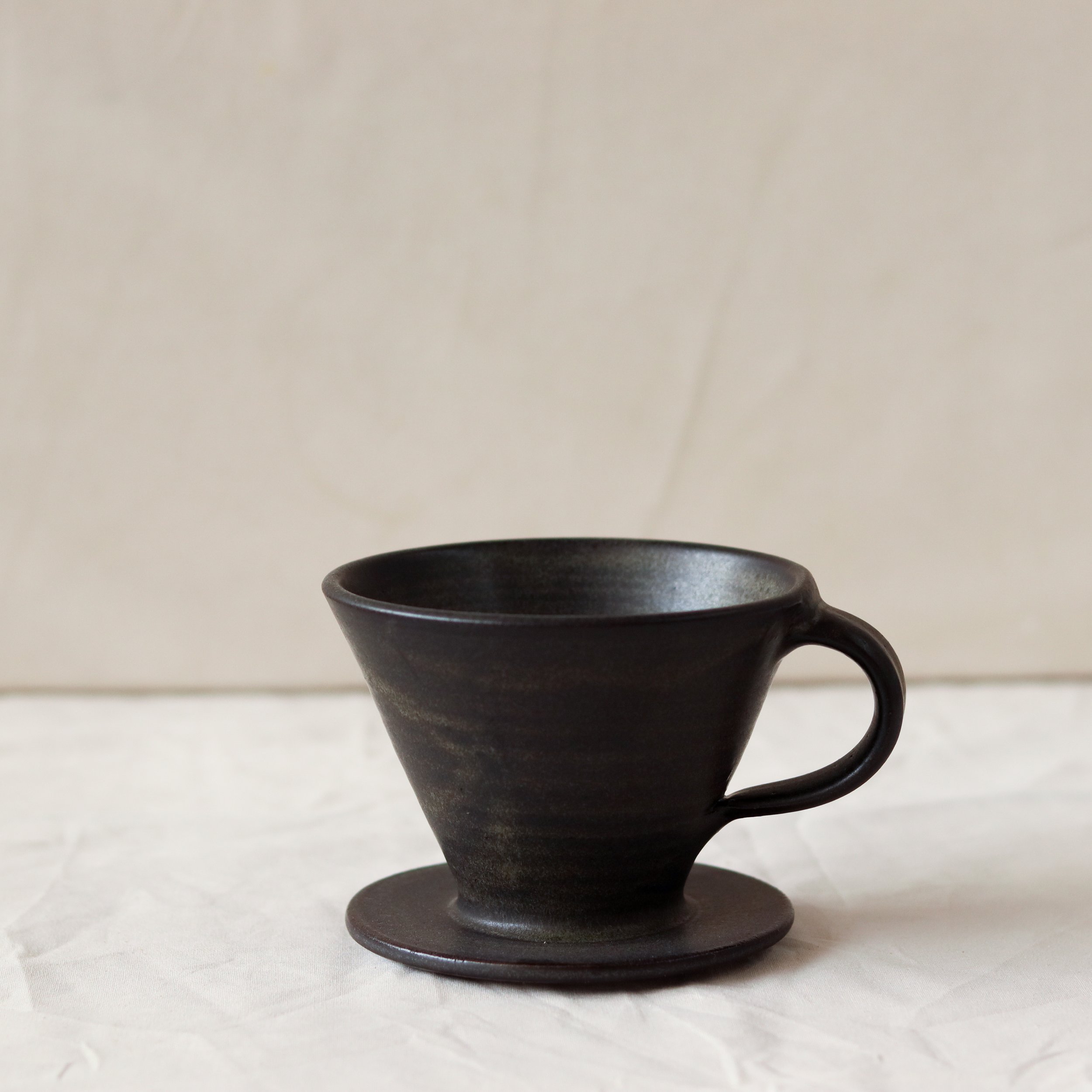 Coffee Pour Over in Charcoal, Flecked Stoneware-4.jpg