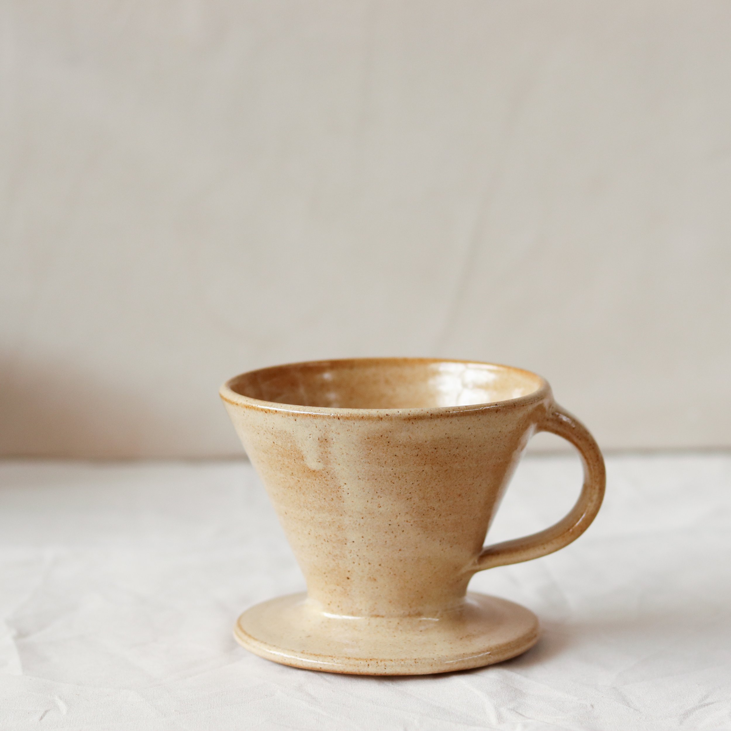 Coffee Pour Over in Sand, Flecked Stoneware-4.jpg