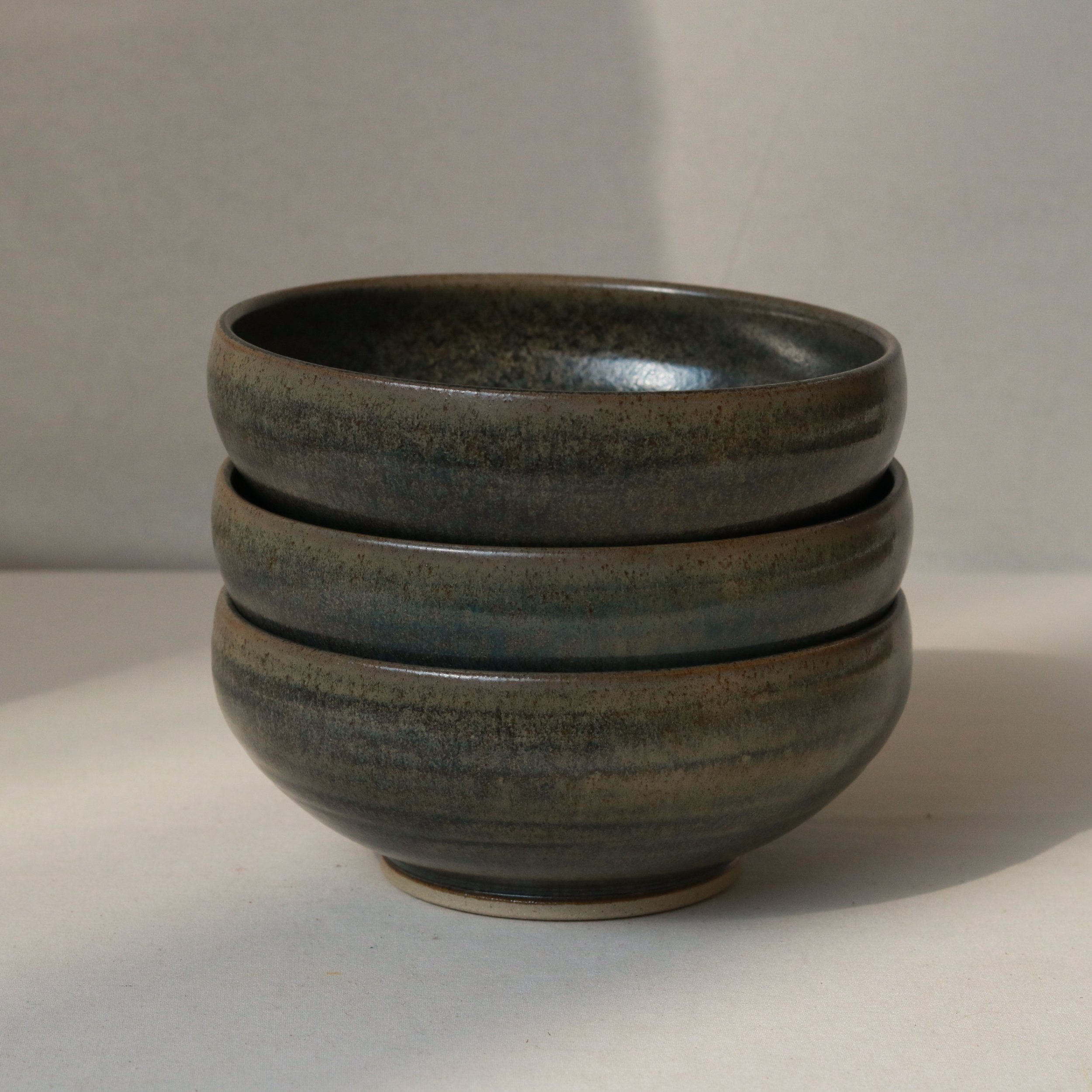 Ramen Bowl in Nori, Flecked Stoneware-1.jpg