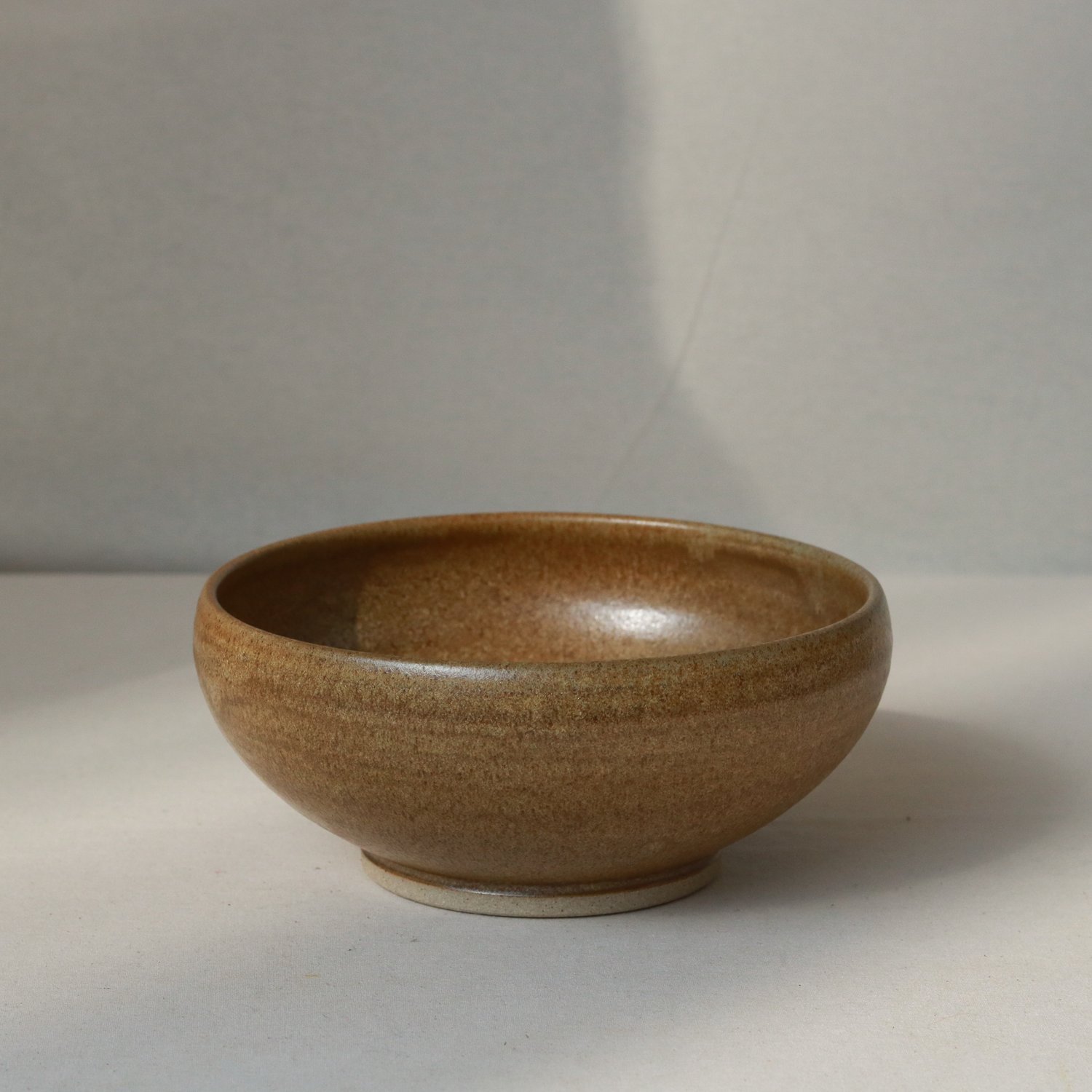 Ramen Bowl in Ochre, Flecked Stoneware.jpeg