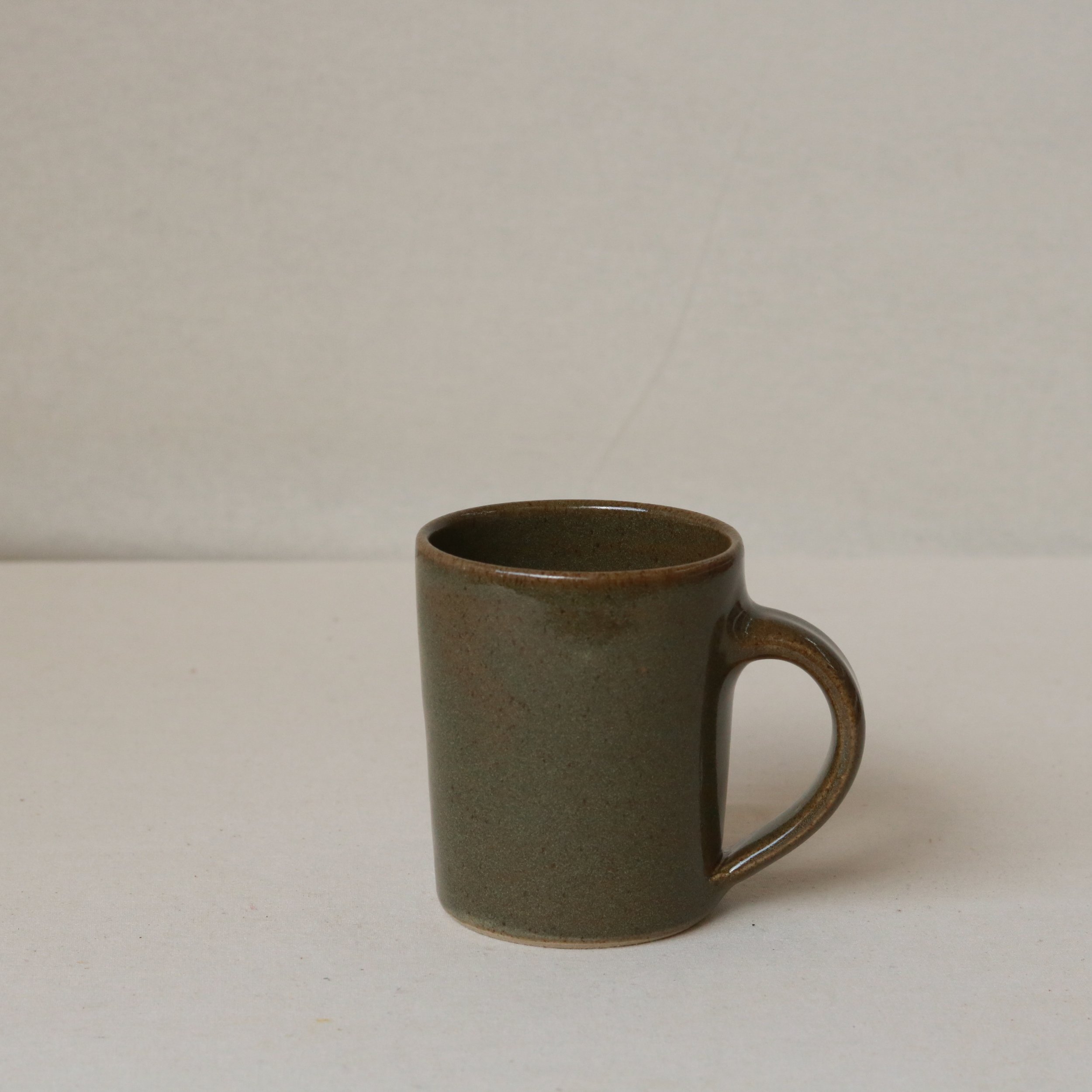 250ml Tapered Mug in Olive, Flecked Stoneware-3.jpg