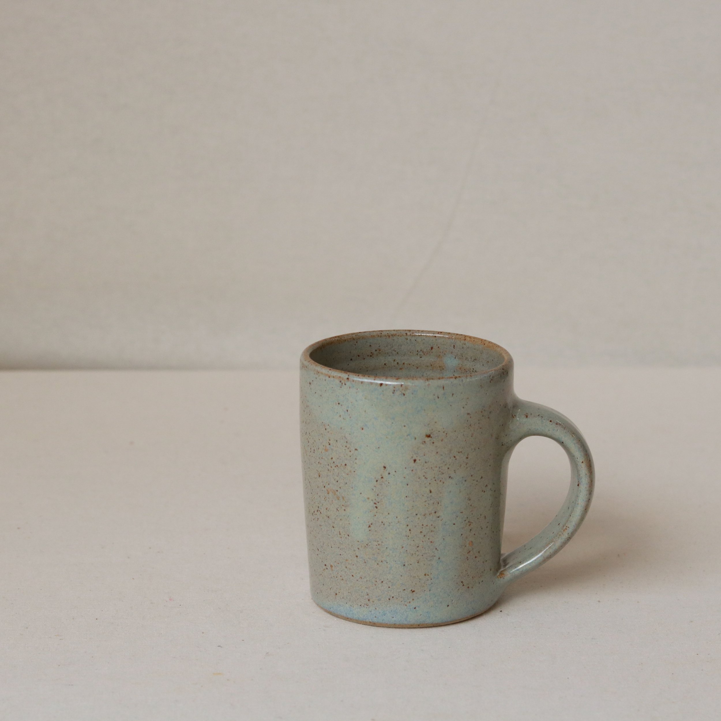 250ml Tapered Mug in Powder, Flecked Stoneware-3.jpg