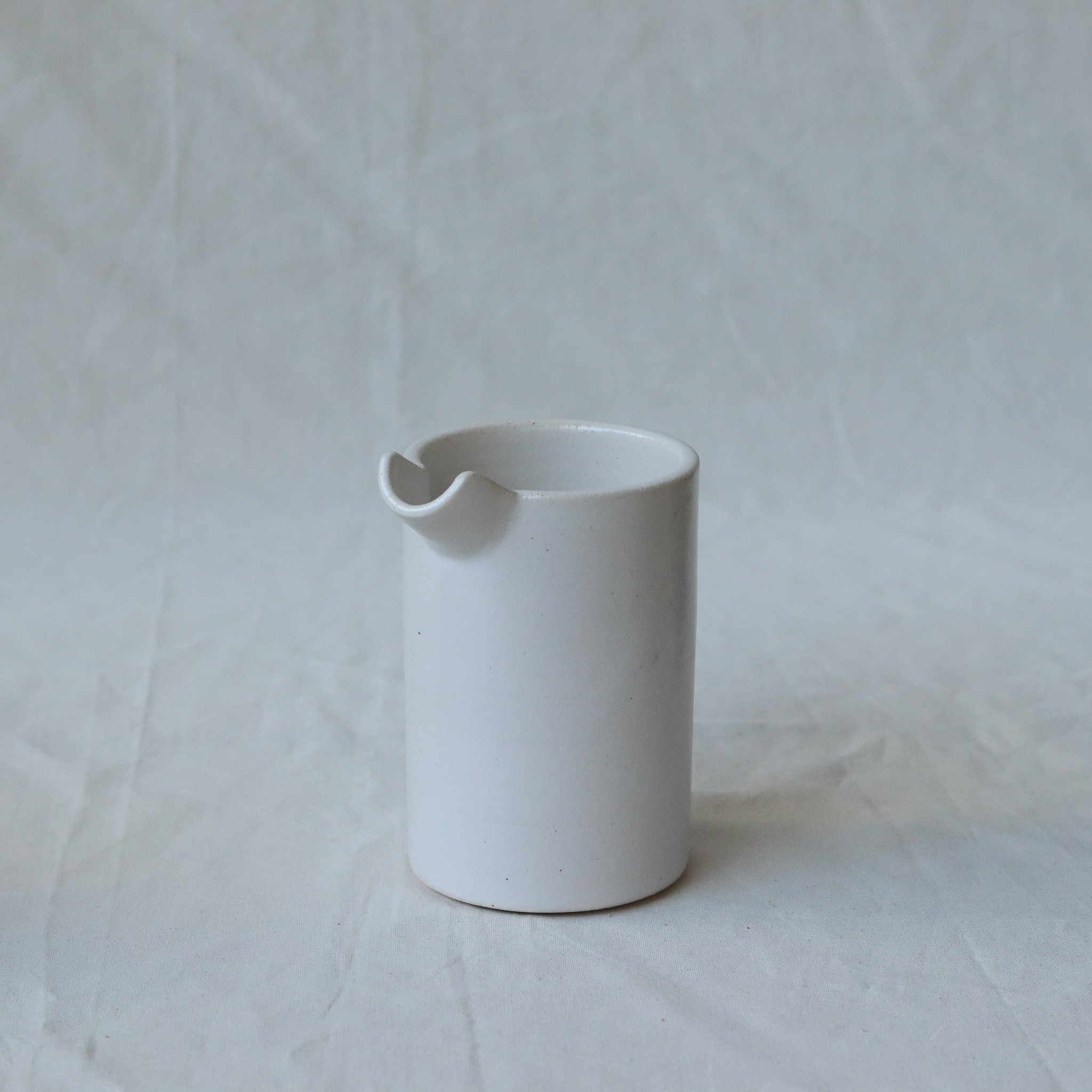 Pourer in Speckled White, Pale Stoneware -2.jpg