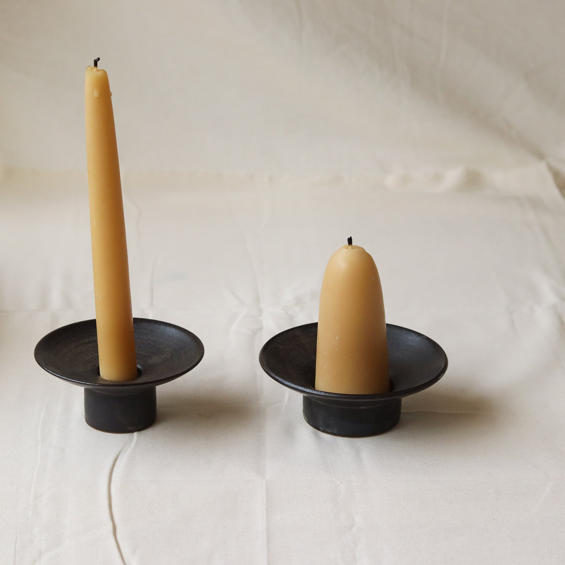 Footed Candle Holders, Flecked-07.jpg