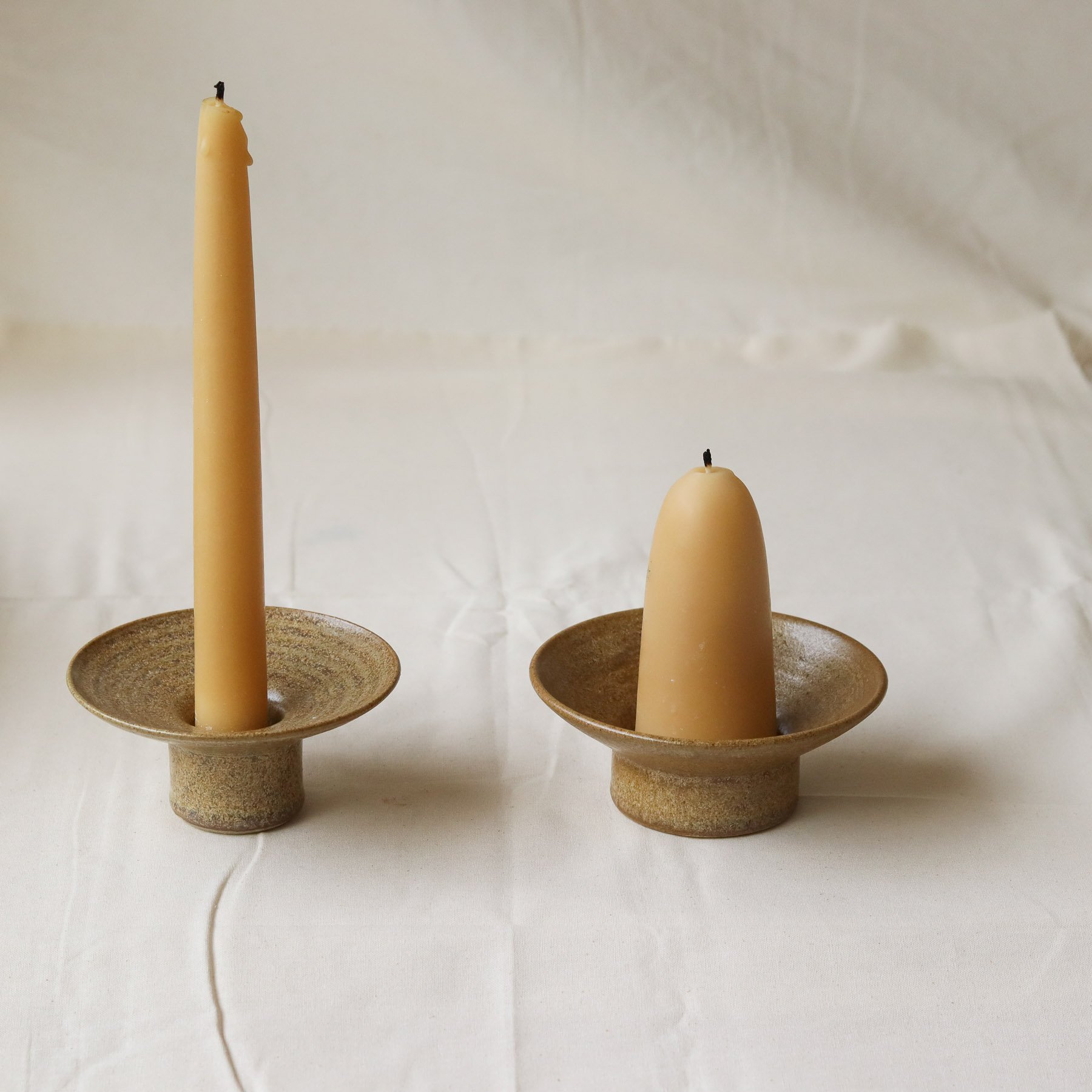 Footed Candle Holders, Flecked-11.jpg