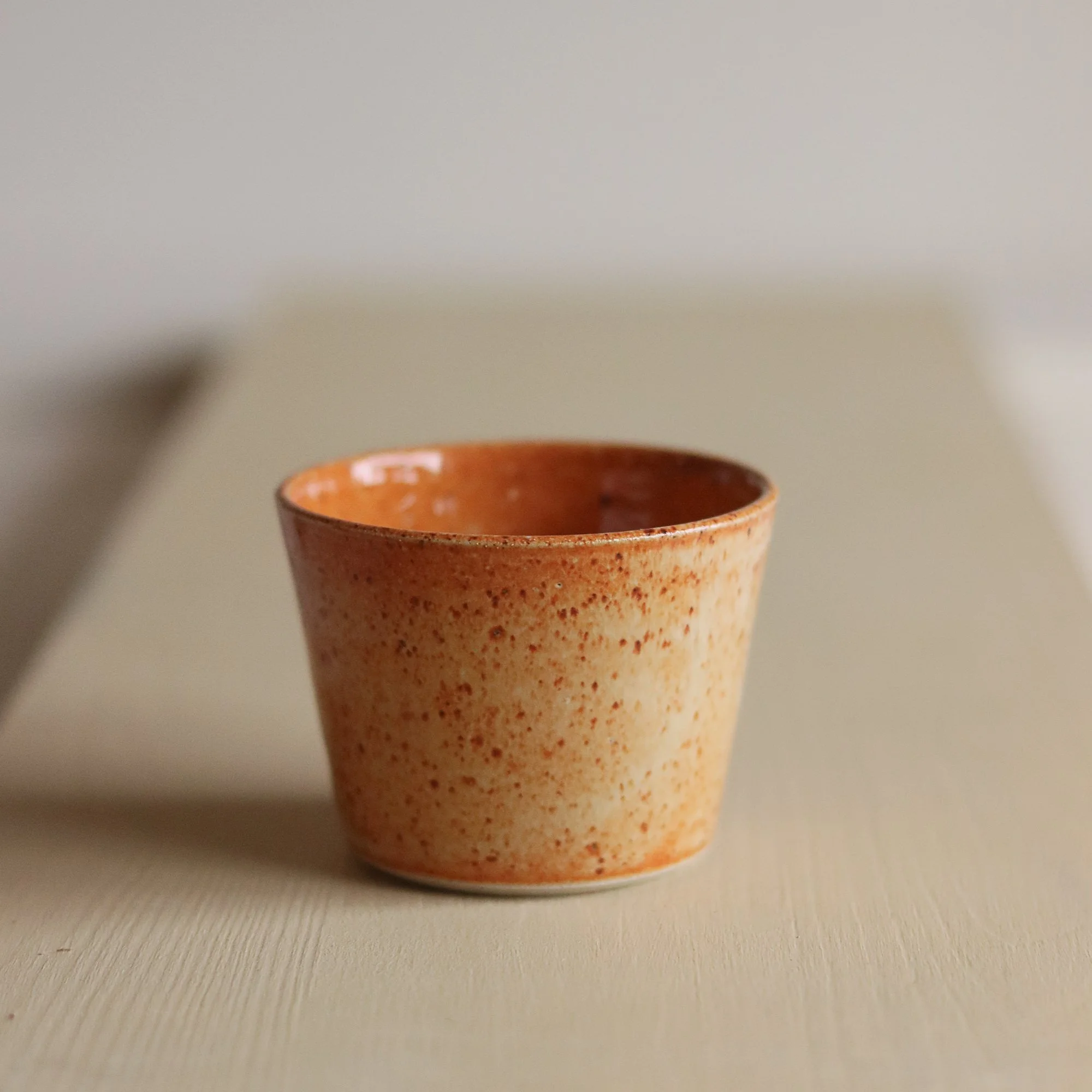 Mini Tapered Cup in Orange