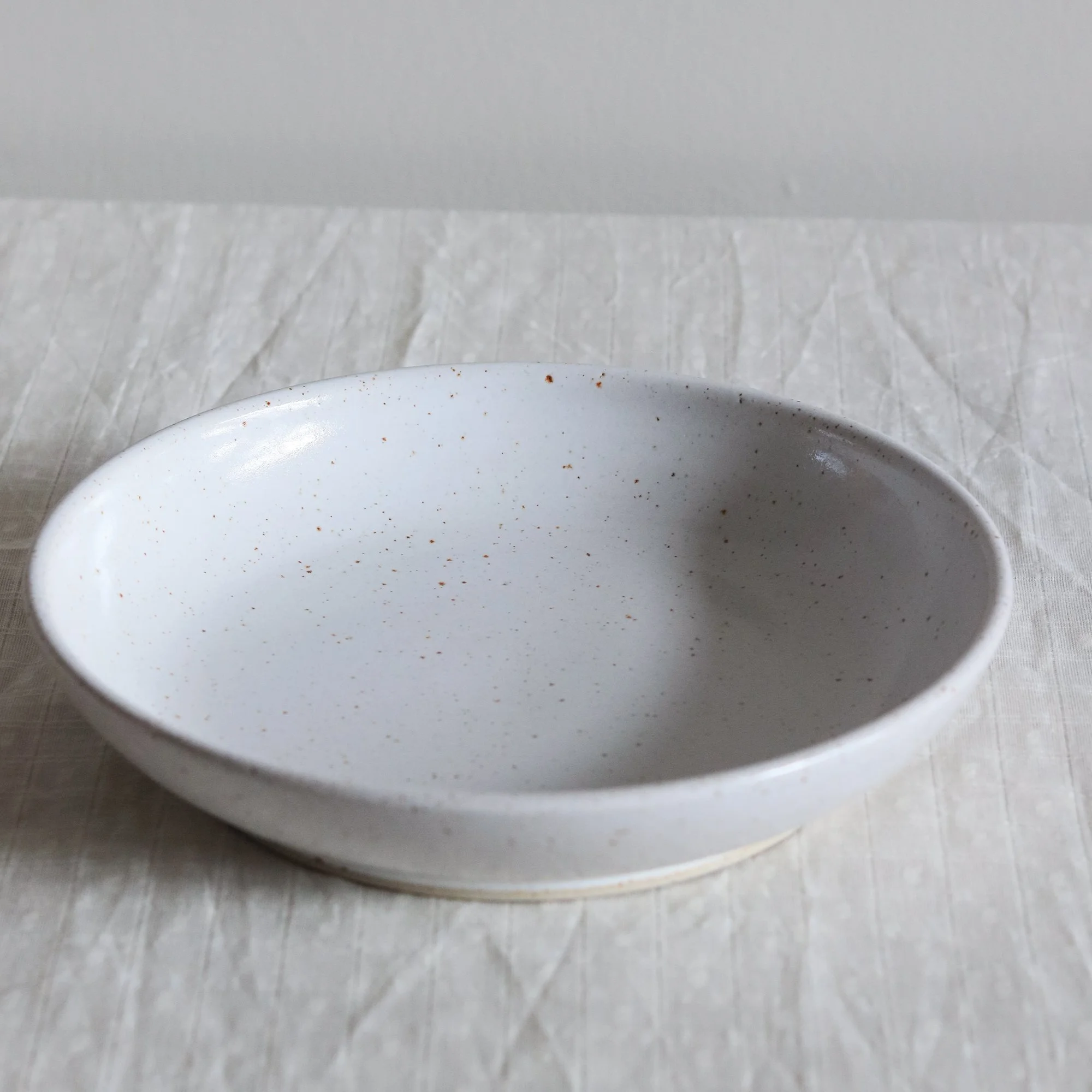 Dinner Bowl in Speckled White.jpg