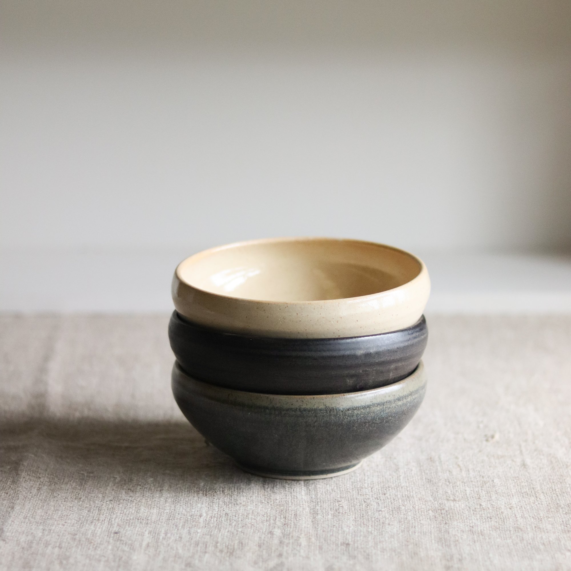 small enclosed bowl, flecked stoneware.jpg