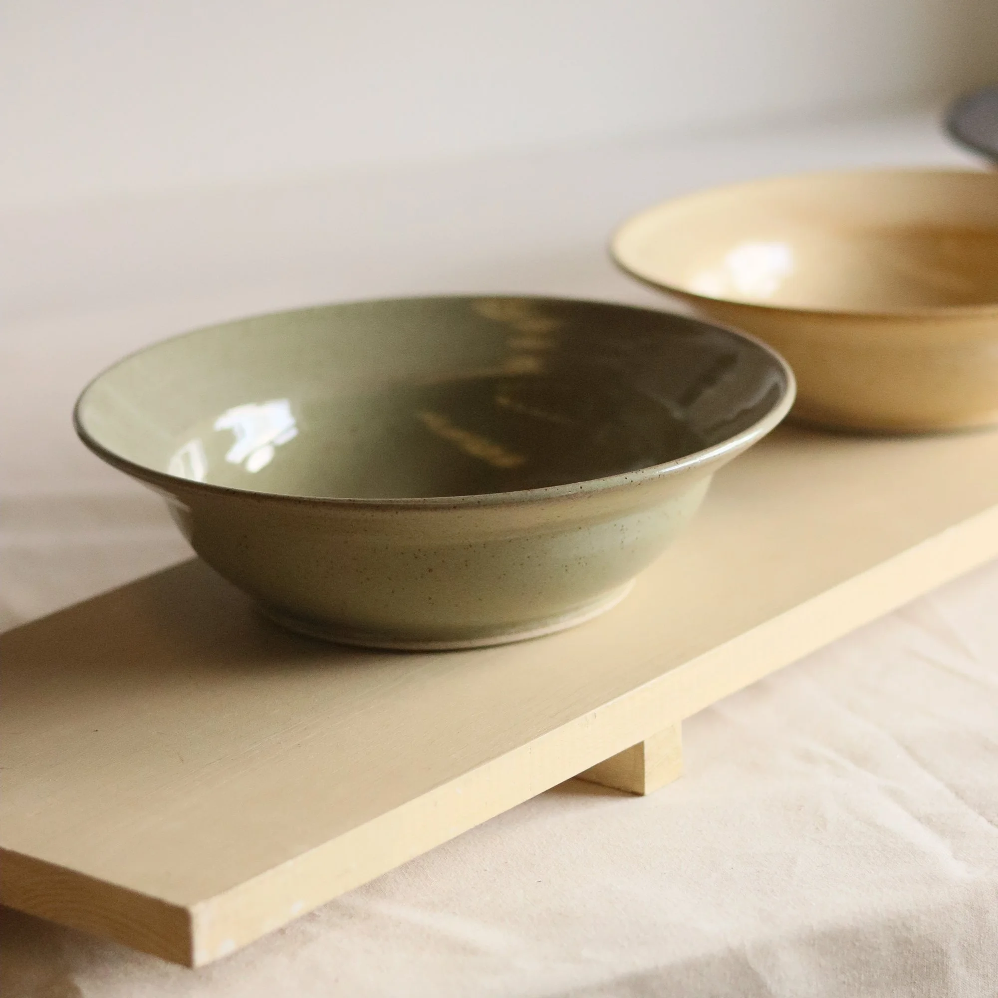 New Dinner Bowl in Olive