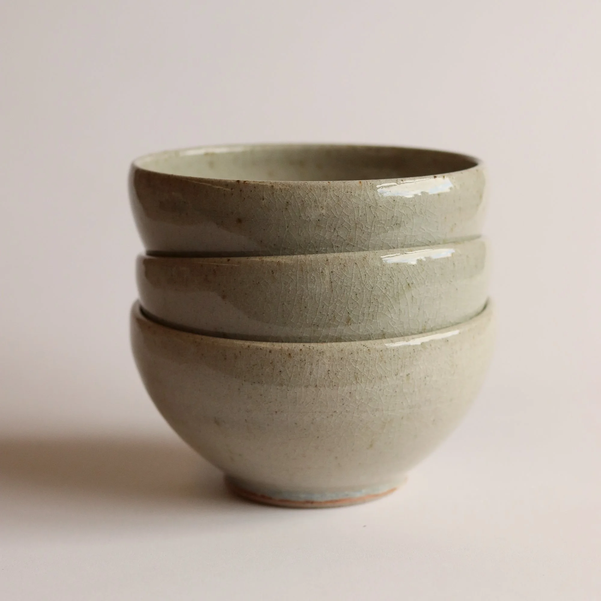 Small Bowl in Crackle Ash