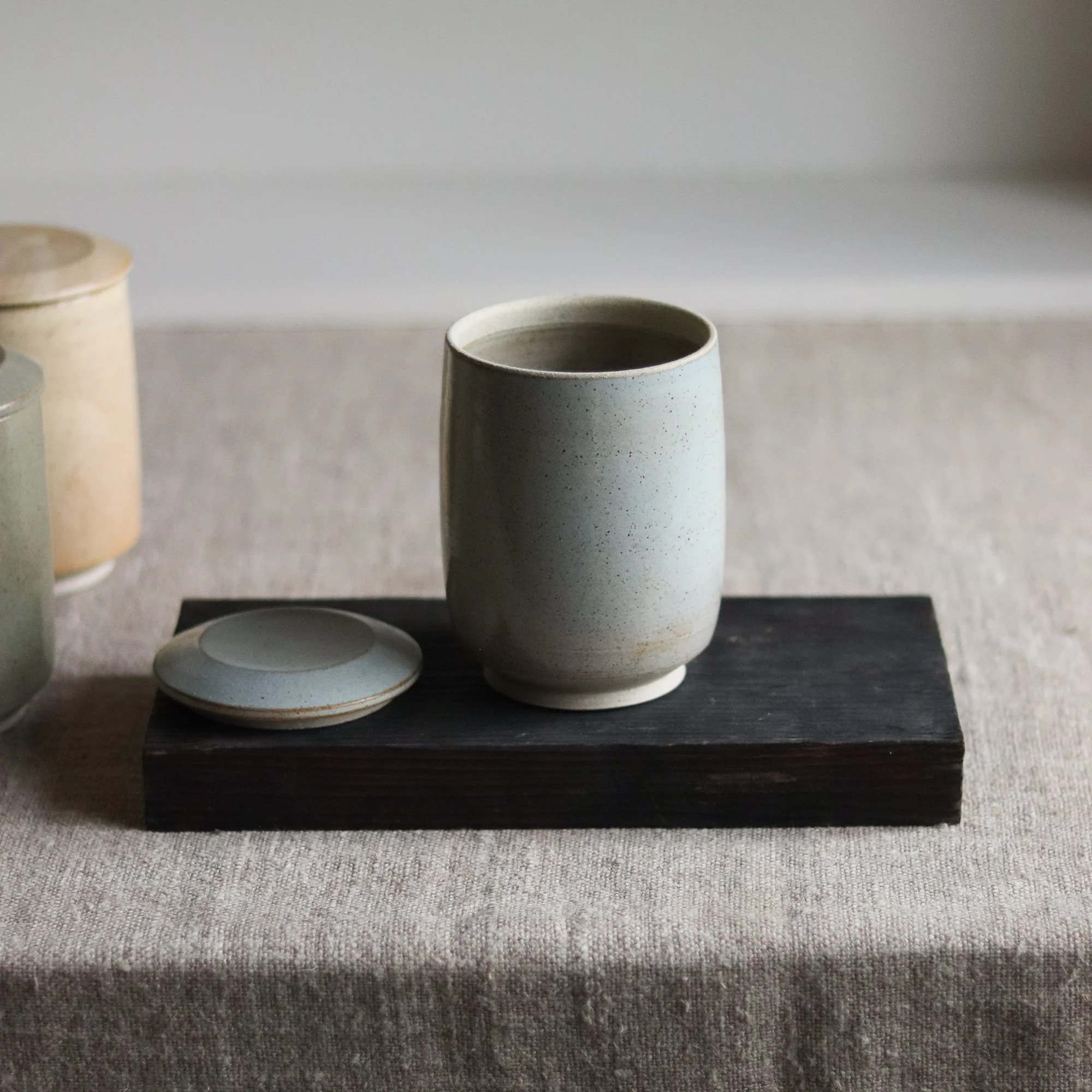 Stoneware jars by Pottery West