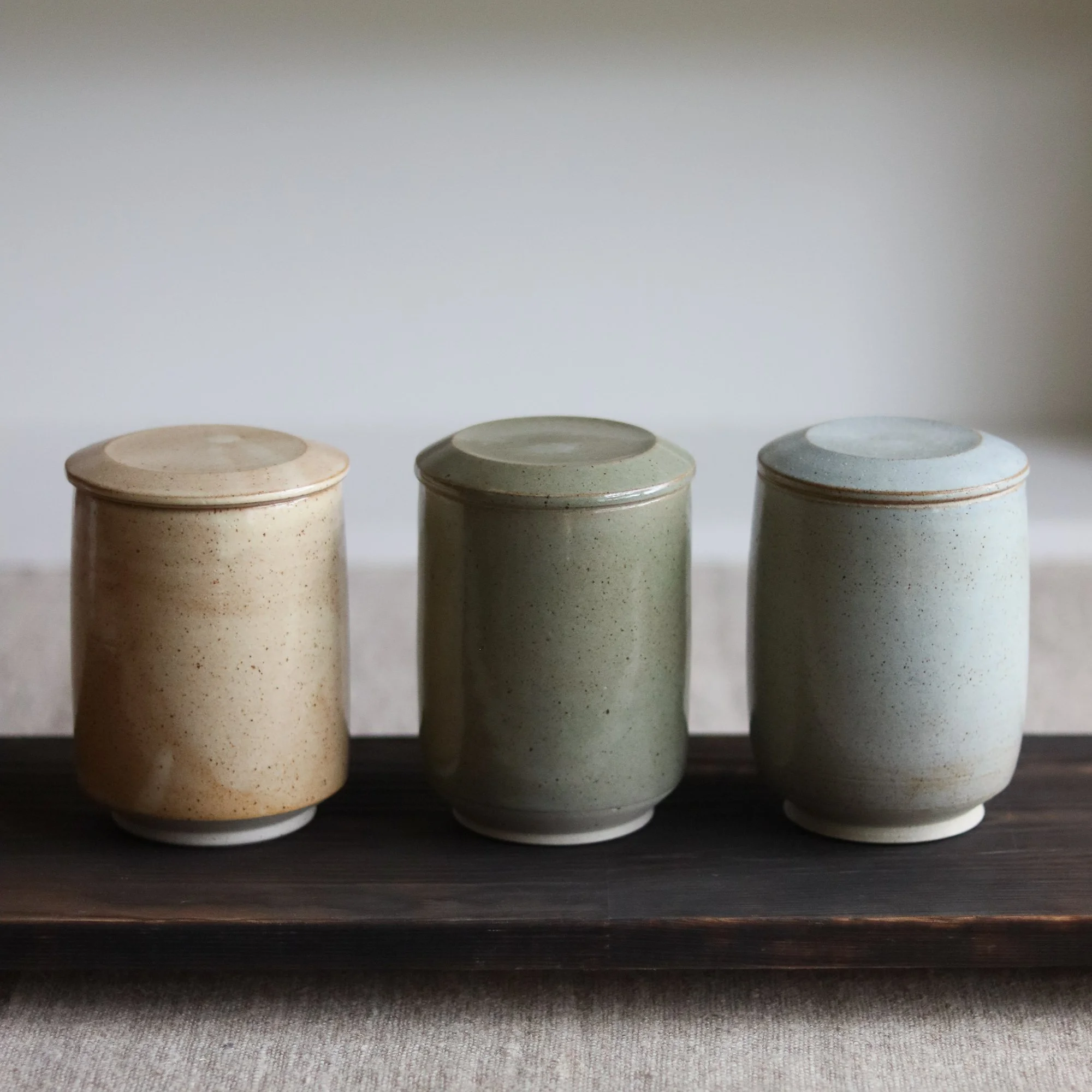 Tall Lidded Jar, Flecked Stoneware-5.jpg