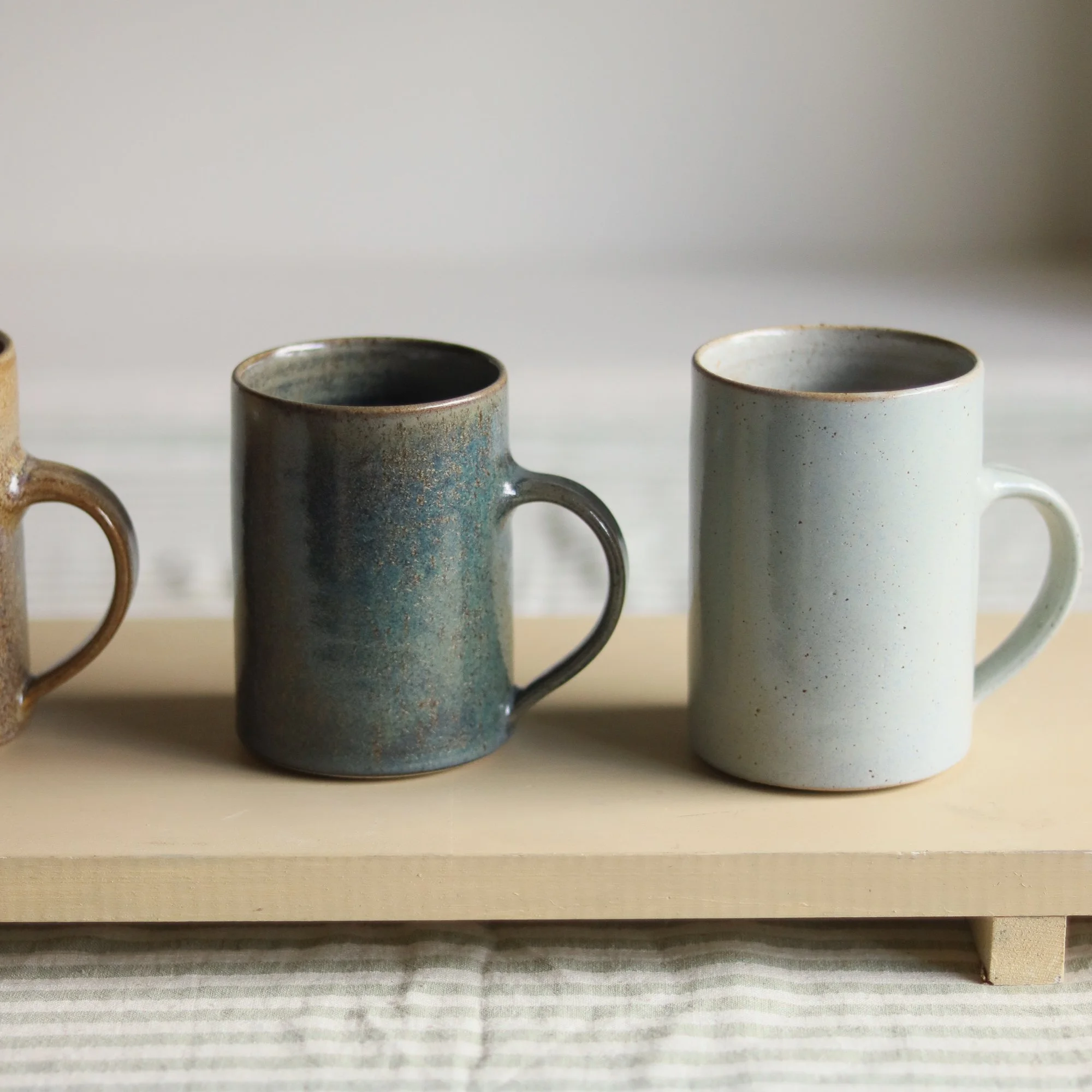 Tall Mug, Flecked Stoneware