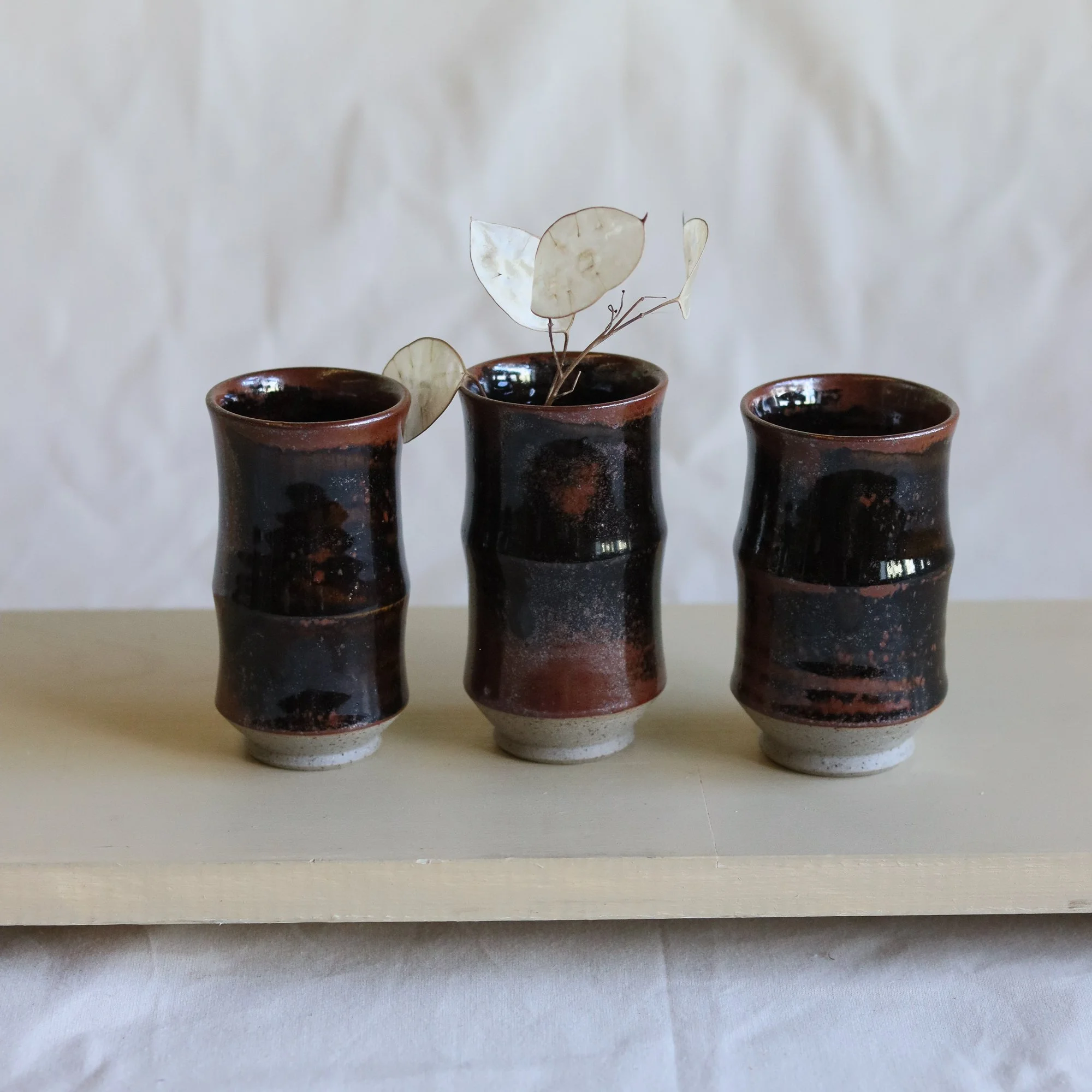 Medium Vase in Tenmoku