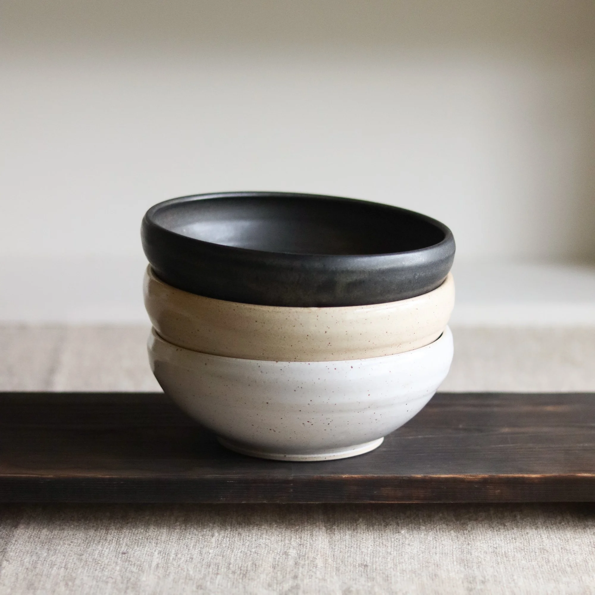 large enclosed bowl, flecked stoneware-2.jpg