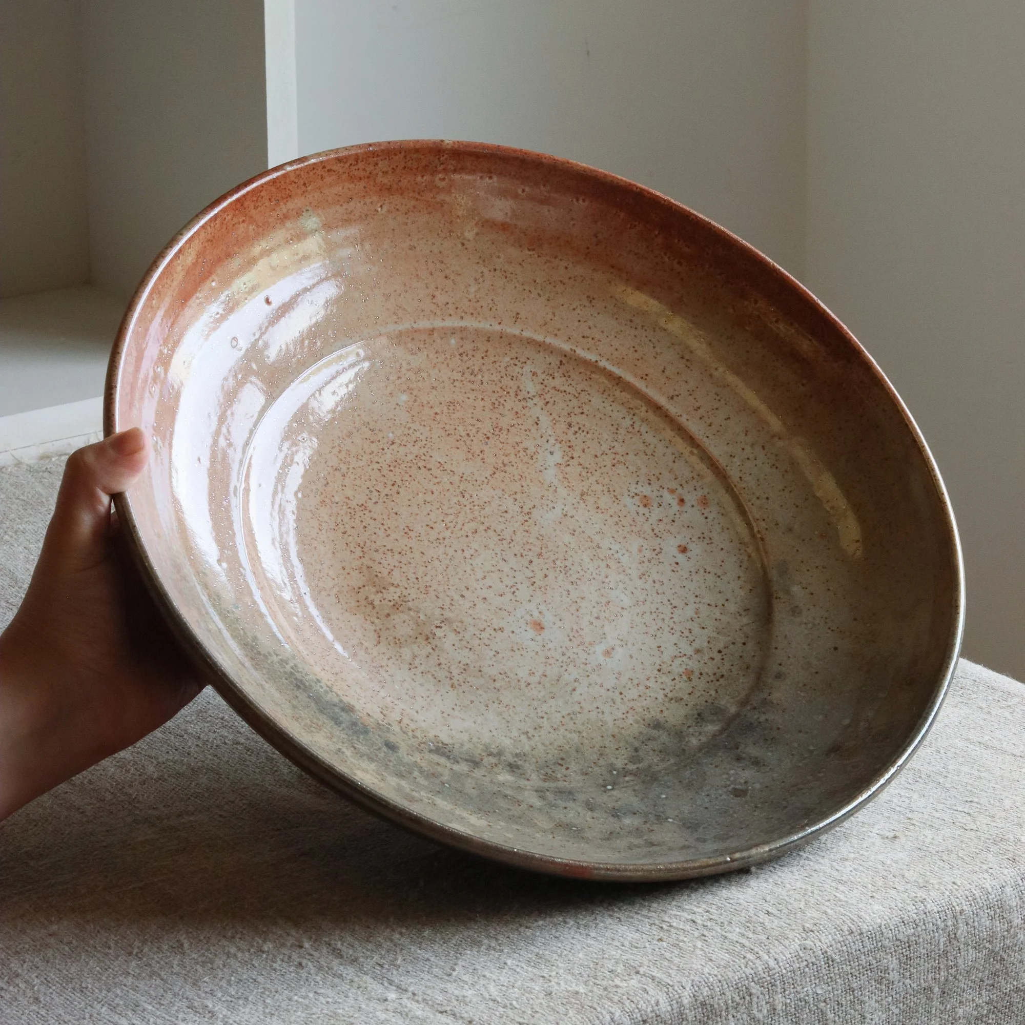 Large Platter in Shino