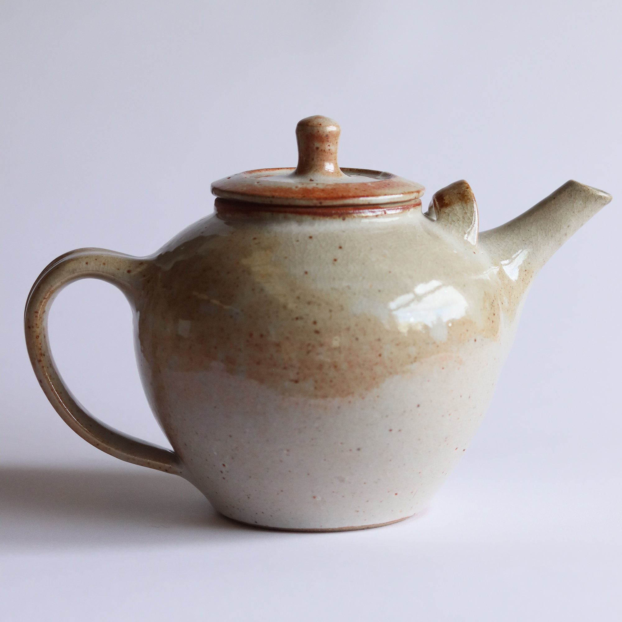 Large Teapot in Shino
