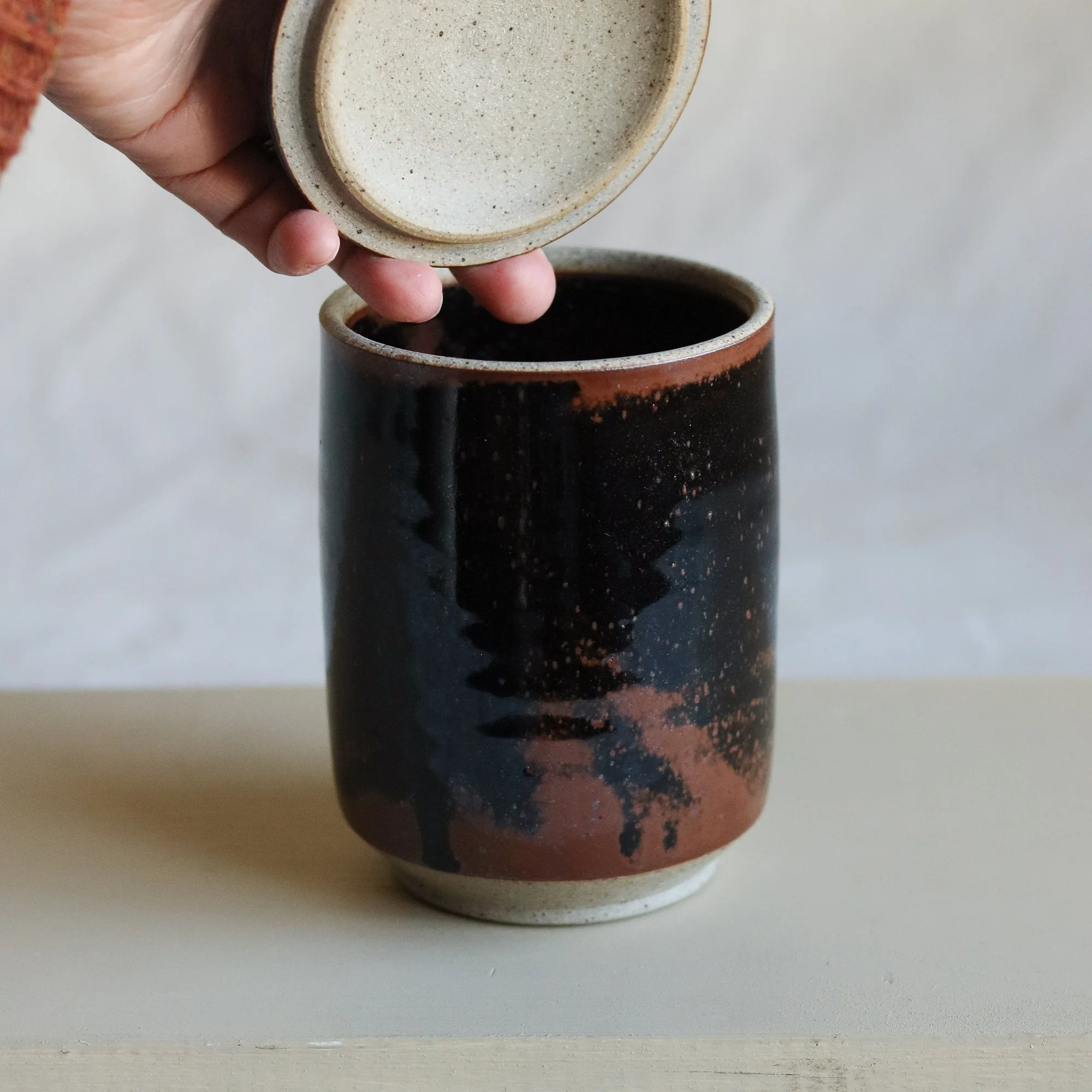 Sourdough starter jar by Pottery West