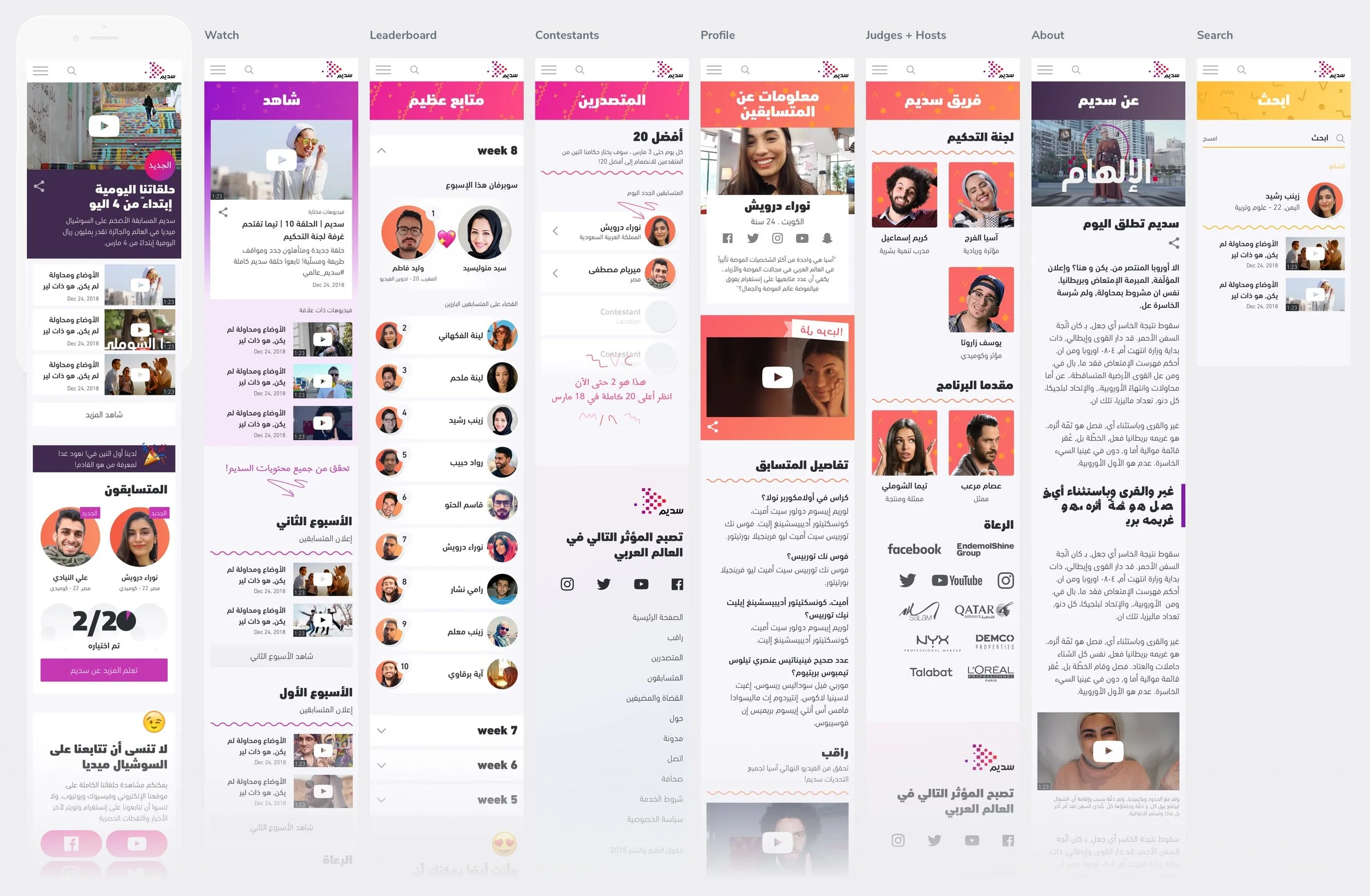 Mobile User Interface designs