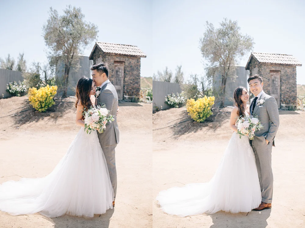 Saddlerock Ranch and Vineyard in Malibu Wedding Photo