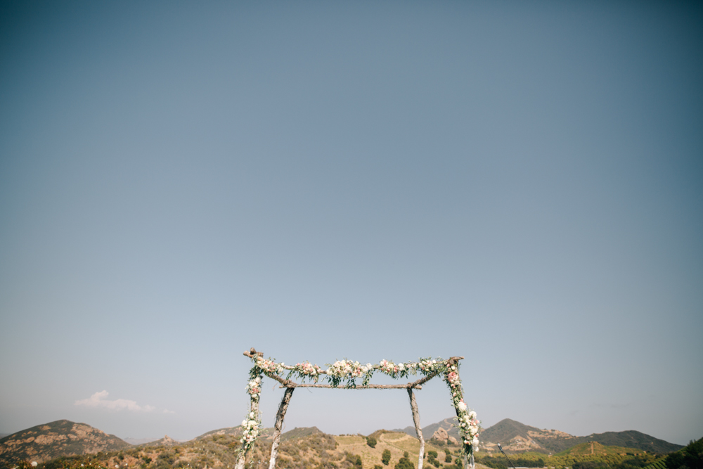 Saddlerock Ranch and Vineyard in Malibu Wedding Photo