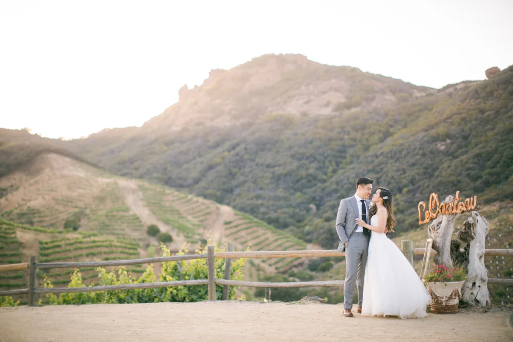 Saddlerock Ranch and Vineyard in Malibu Wedding Photo