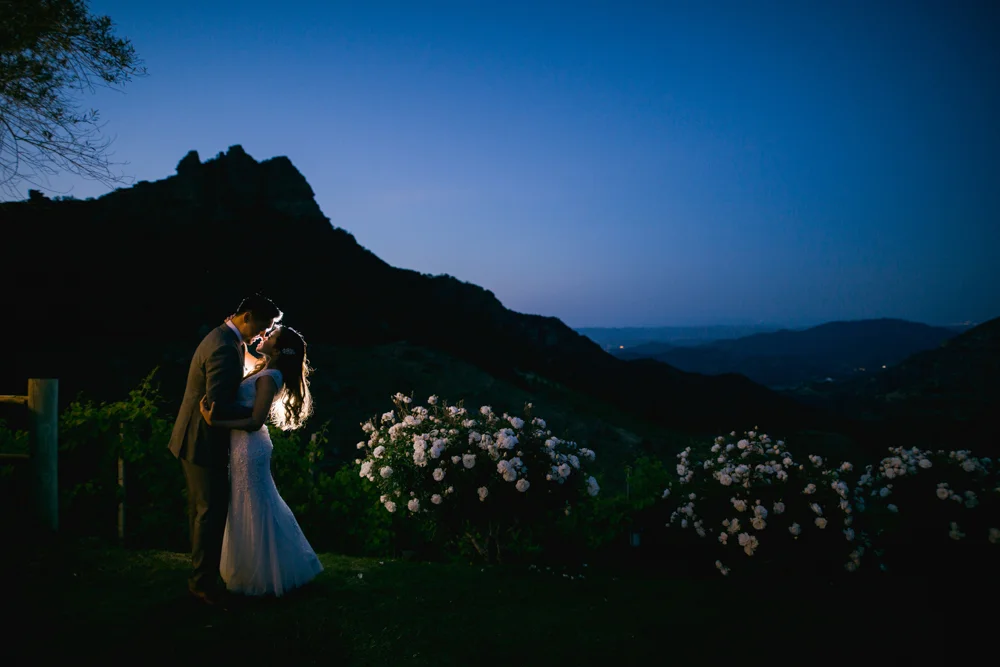 Saddlerock Ranch and Vineyard in Malibu Wedding Photo