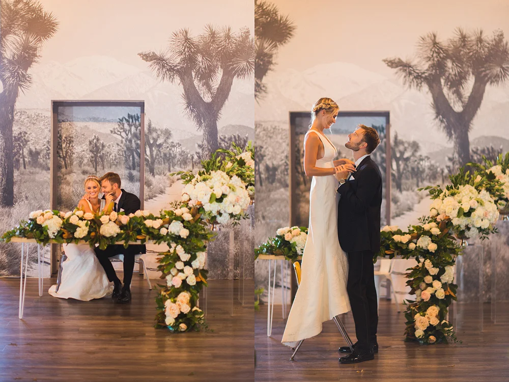 The Unique Place in Los Angeles Editorial Wedding Photo