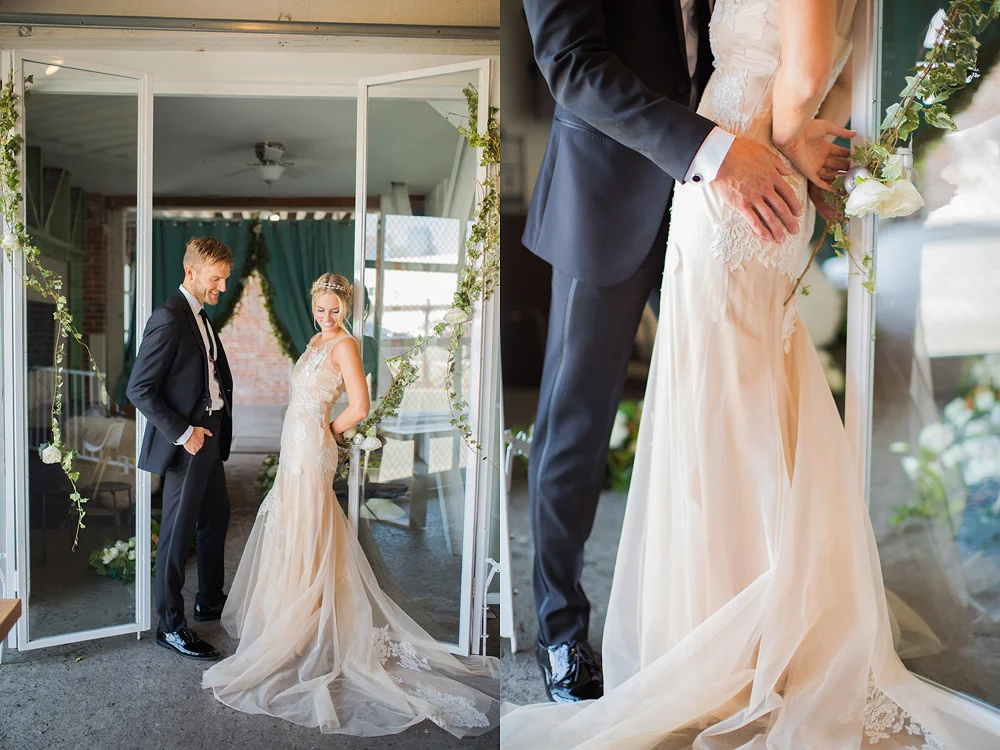 The Unique Place in Los Angeles Editorial Wedding Photo
