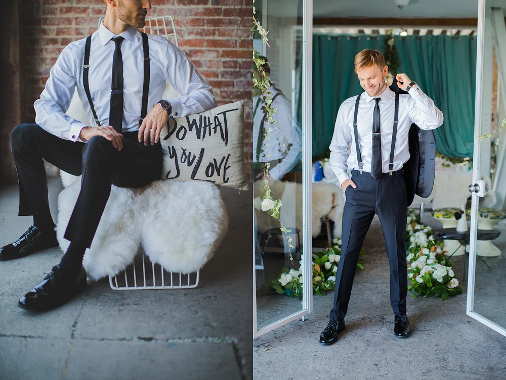 The Unique Place in Los Angeles Editorial Wedding Photo