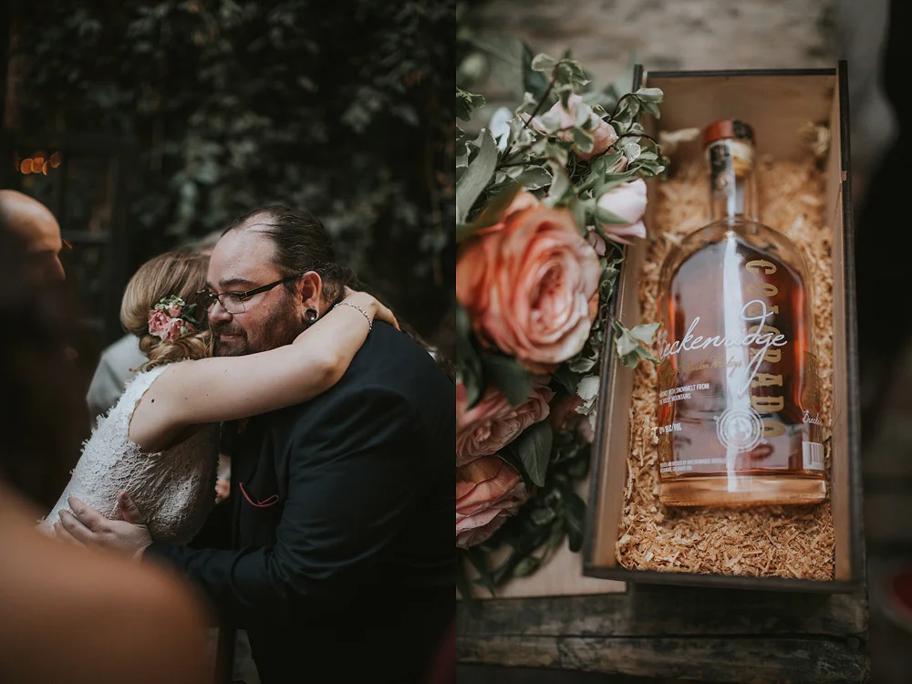 The Daily Dose cafe in Downtown Los Angeles Wedding Photo