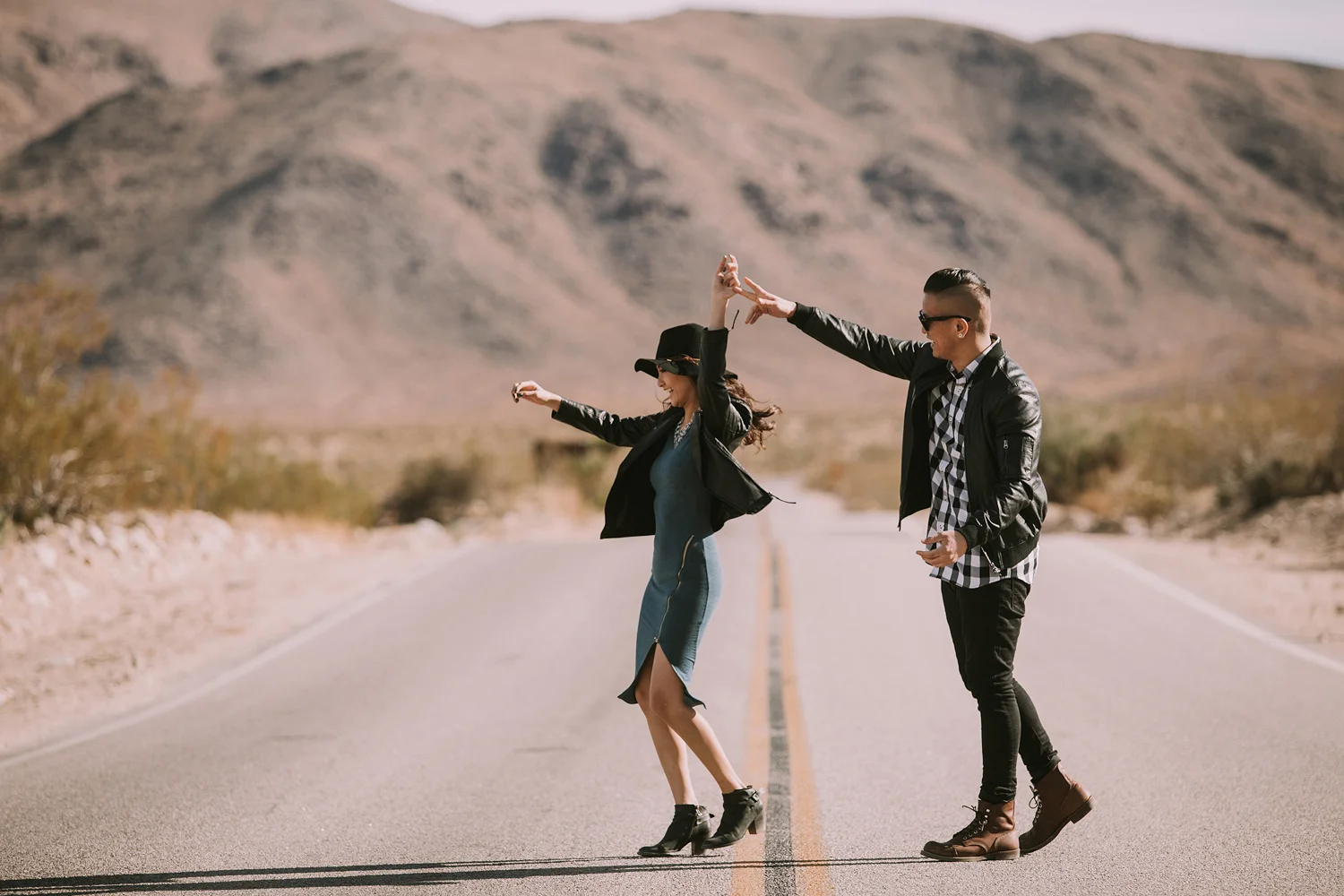 Joshua Tree Engagement Photo