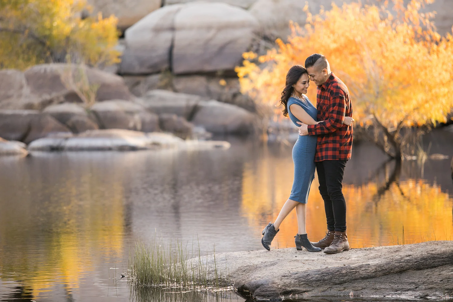 Joshua Tree Engagement Photo