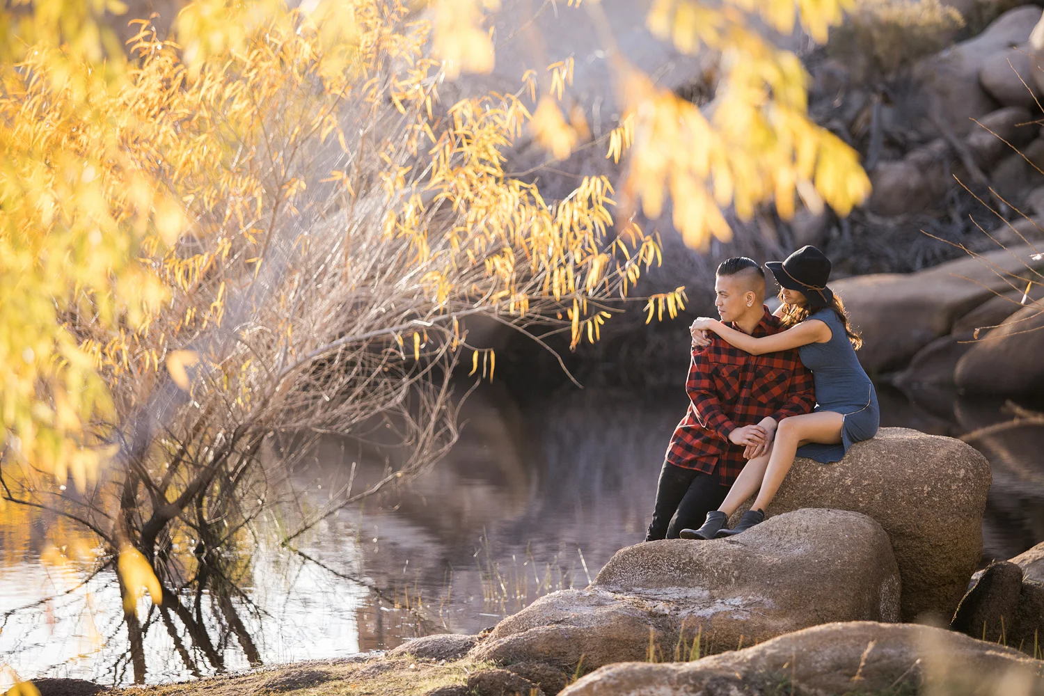 Joshua Tree Engagement Photo