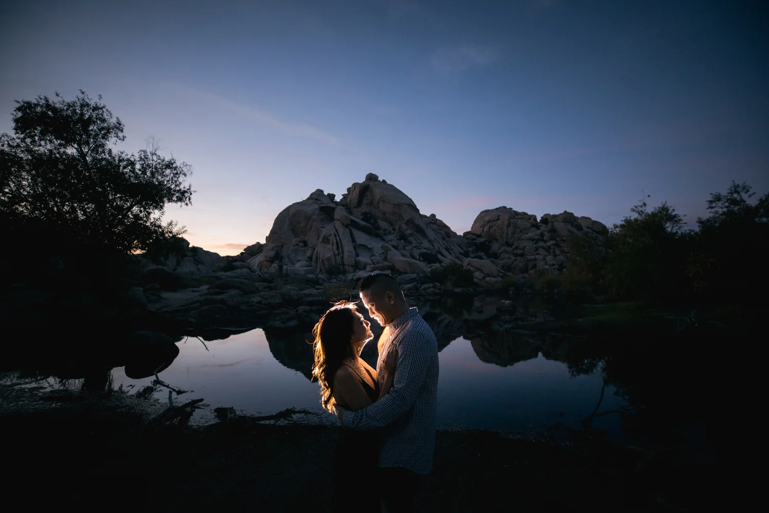 Joshua Tree Engagement Photo