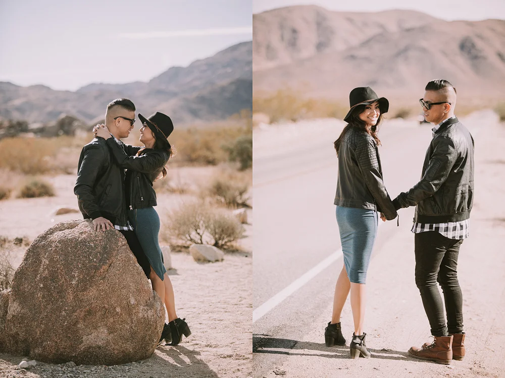 Joshua Tree Engagement Photo