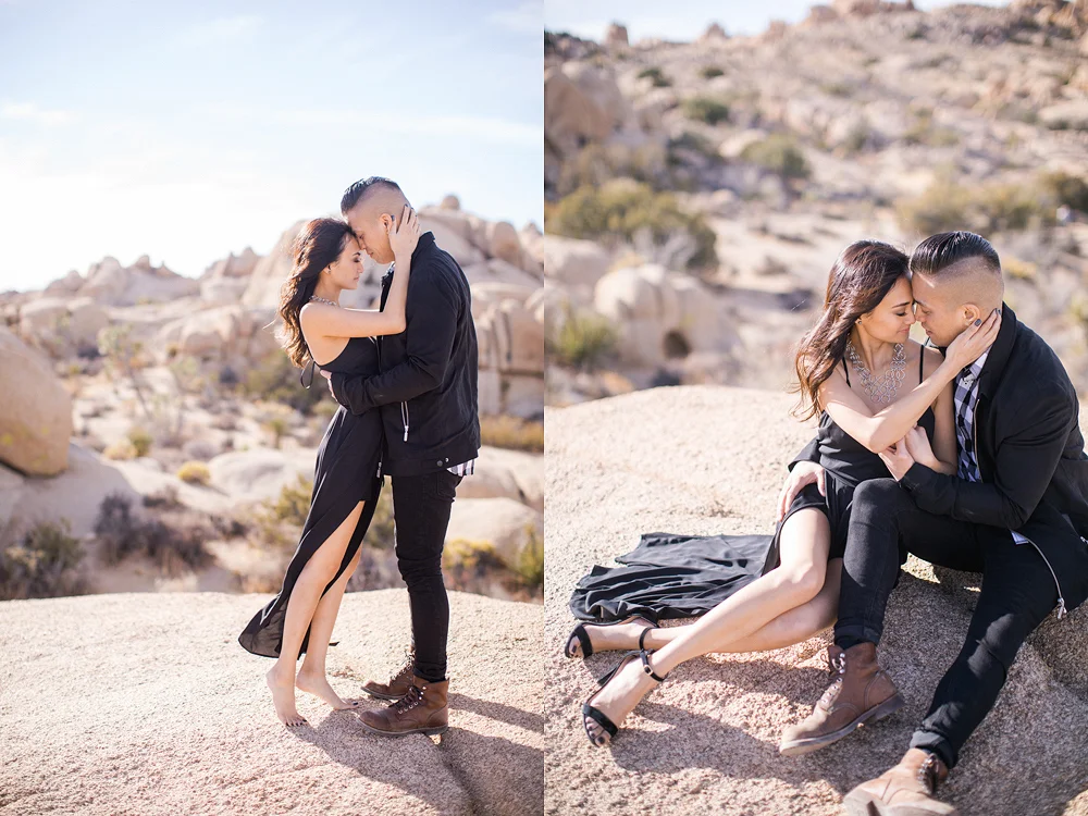Joshua Tree Engagement Photo