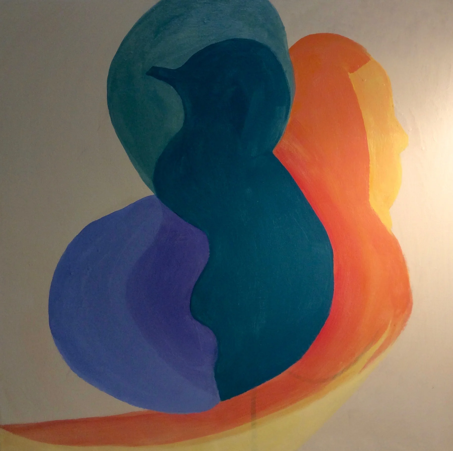 While the colors were bright, i knew it was just the first layer