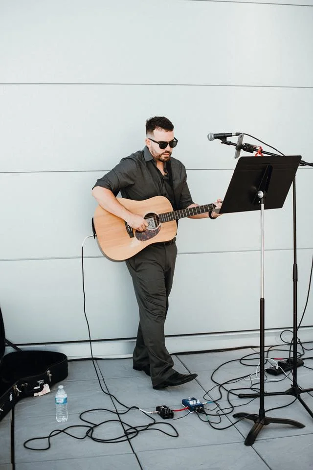 Josh performing