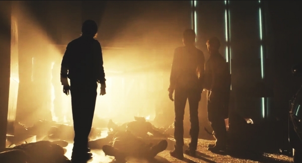 Look at that glorious sunrise. Looks a little like they're emerging from a dark cave...perhaps even a tomb?