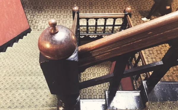 All the stairways are creaky, which is definitely a positive detail in any 100 year old haunted hotel.