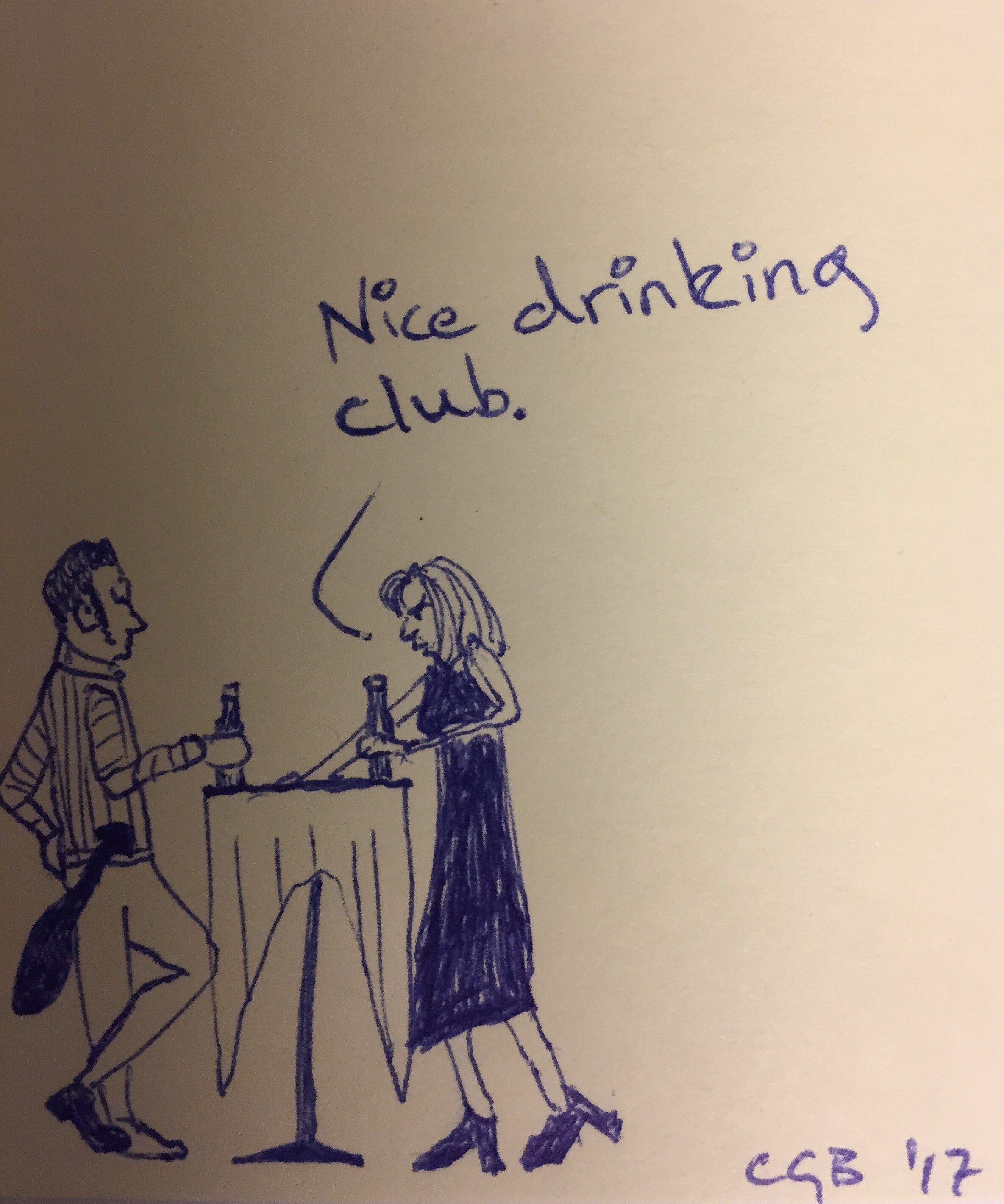 "How to Flirt at Drinking Club"