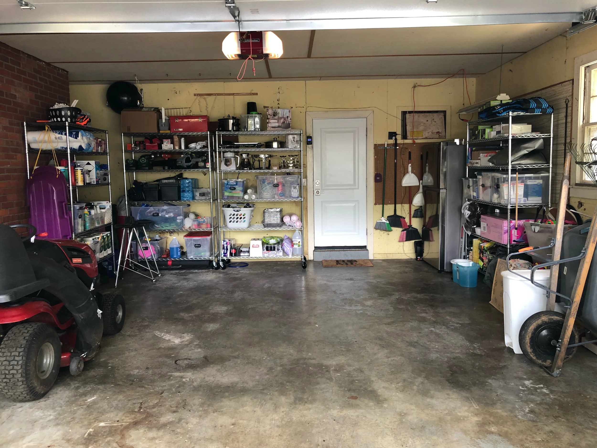 Garage clean up - After