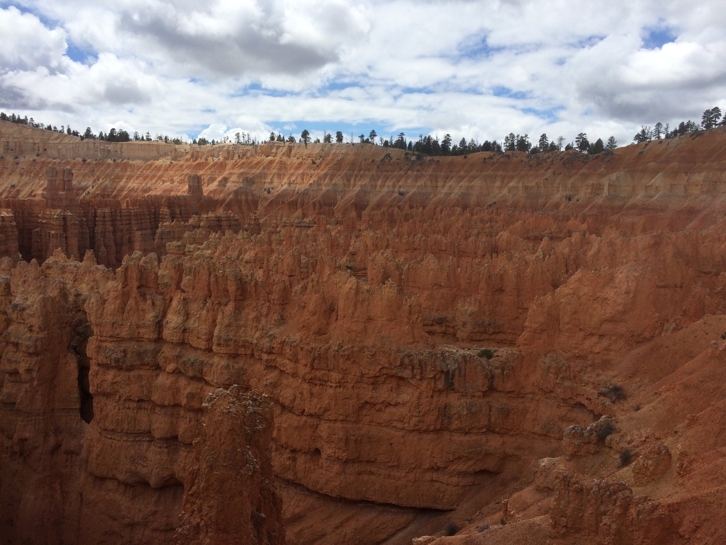 First sight of hoodoos!