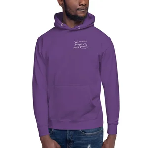1T412 Evergreen Youth Unisex Hoodie White print — evergreenchurch